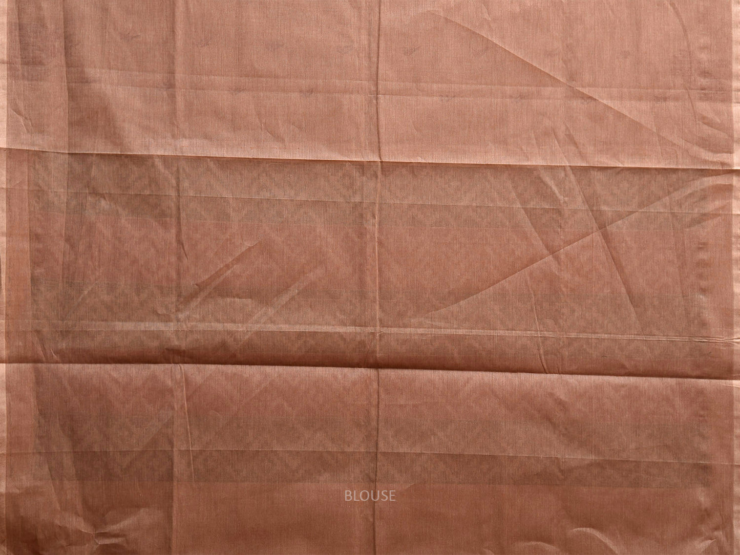 Fawn Venkatagiri Cotton Saree with Border and Pallu Design v0282