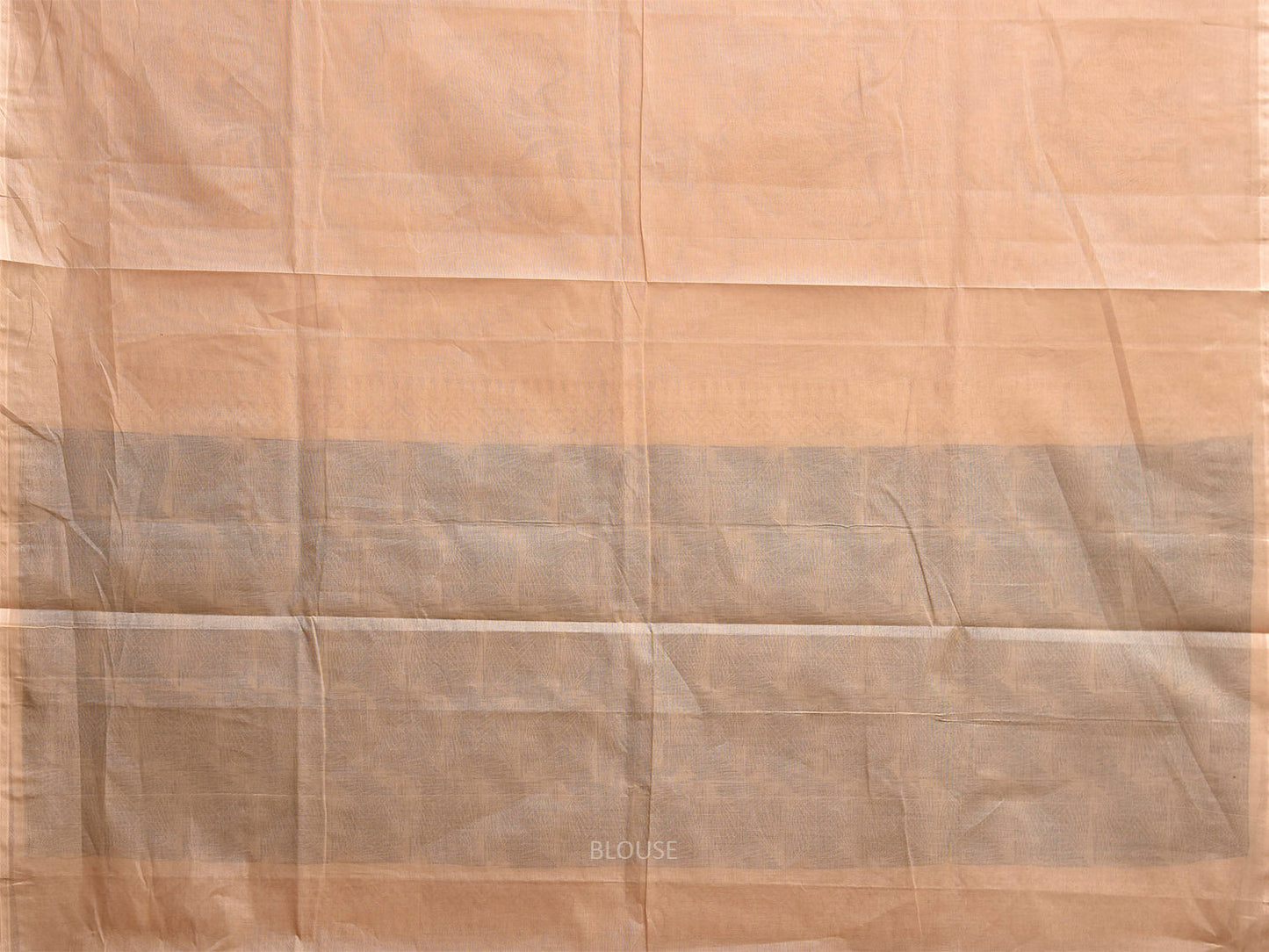 Cream Venkatagiri Cotton Saree with Leaves Buta Design v0283