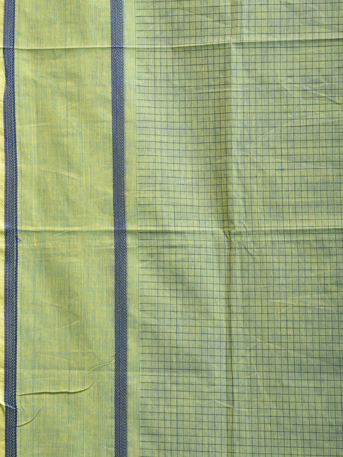 Light Green Venkatagiri Cotton Saree with Checks Design v0286