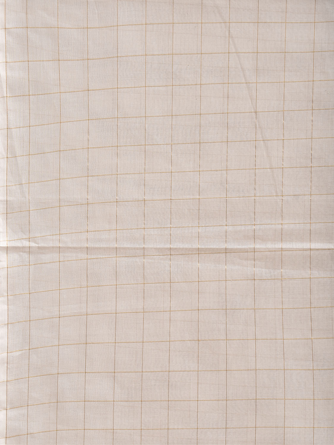 White Venkatagiri Cotton Saree with All Over Checks Design v0315