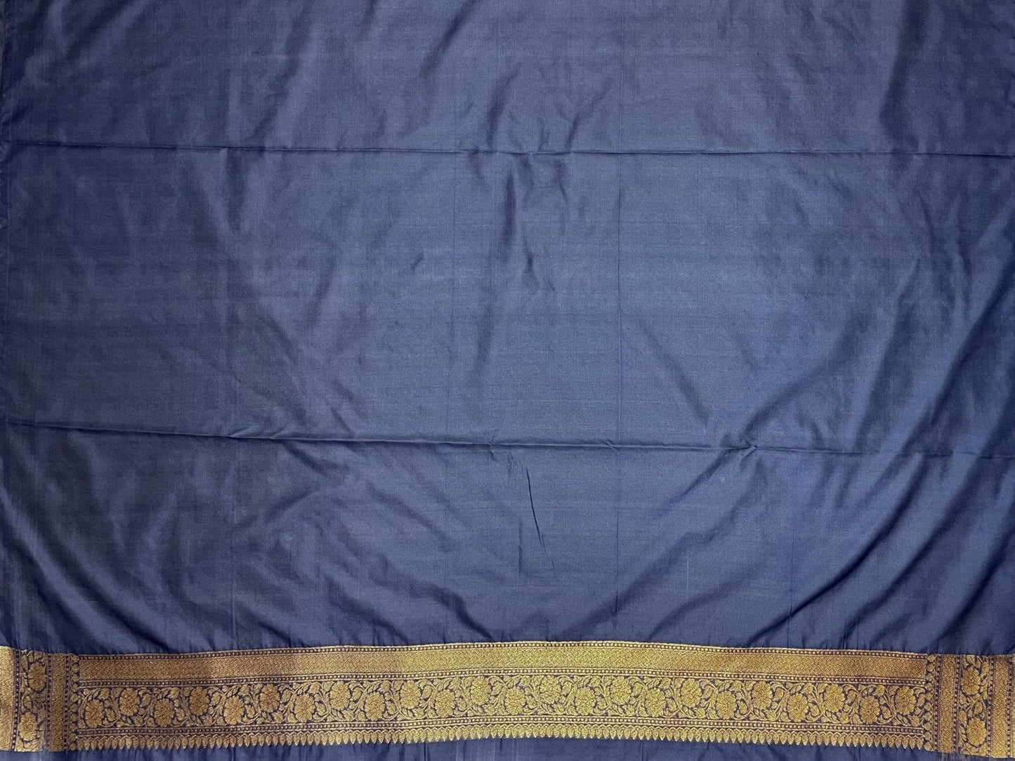 Violet Antique Zari Banaras Katan Intricate Allover Brocade Saree with Border and Pallu Design b0316ds