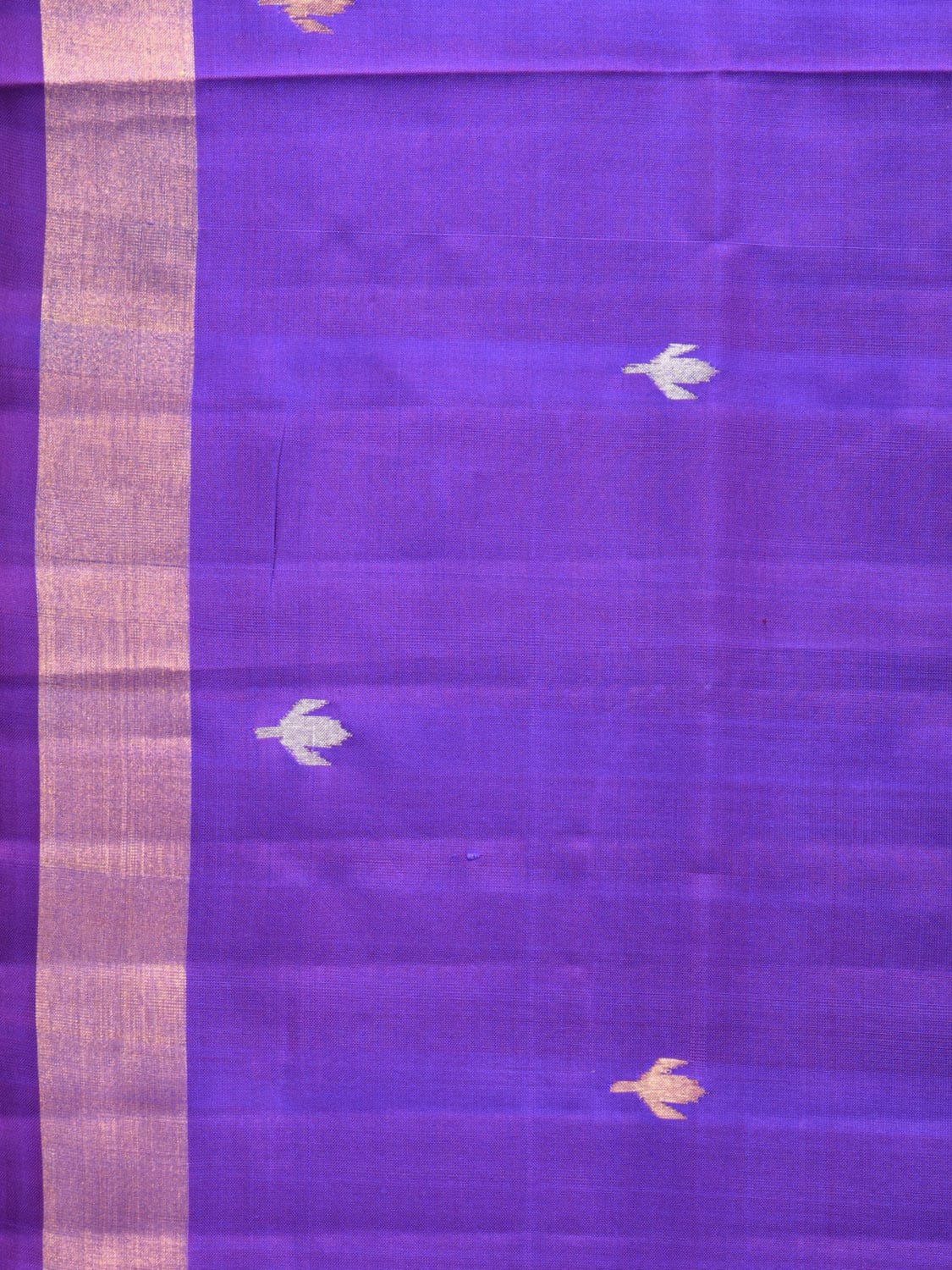 Violet Uppada Silk Handloom Saree with Jamdani Pallu Design u2008