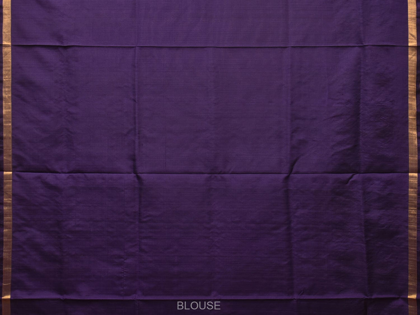 Violet Uppada Silk Handloom Saree with One Side Peacocks Border Design u2155