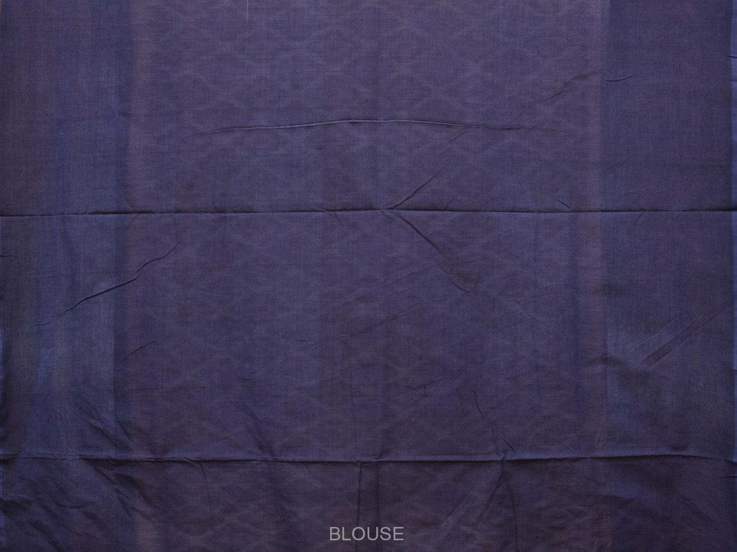 White and Blue Pochampally Ikat Cotton Handloom Saree with Grill Design i0791
