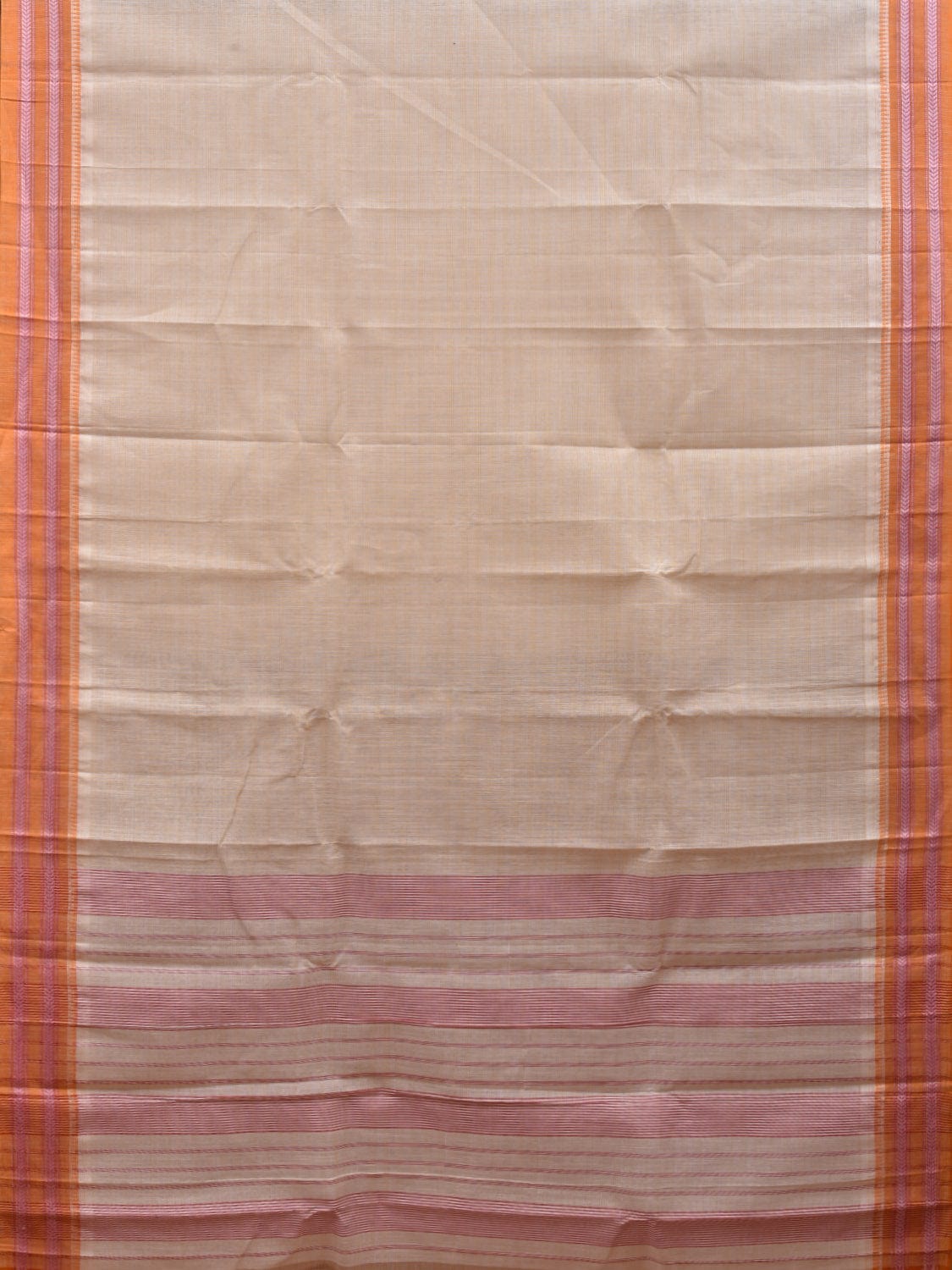 White Narayanpet Cotton Handloom Saree with Checks Design No Blouse np0590