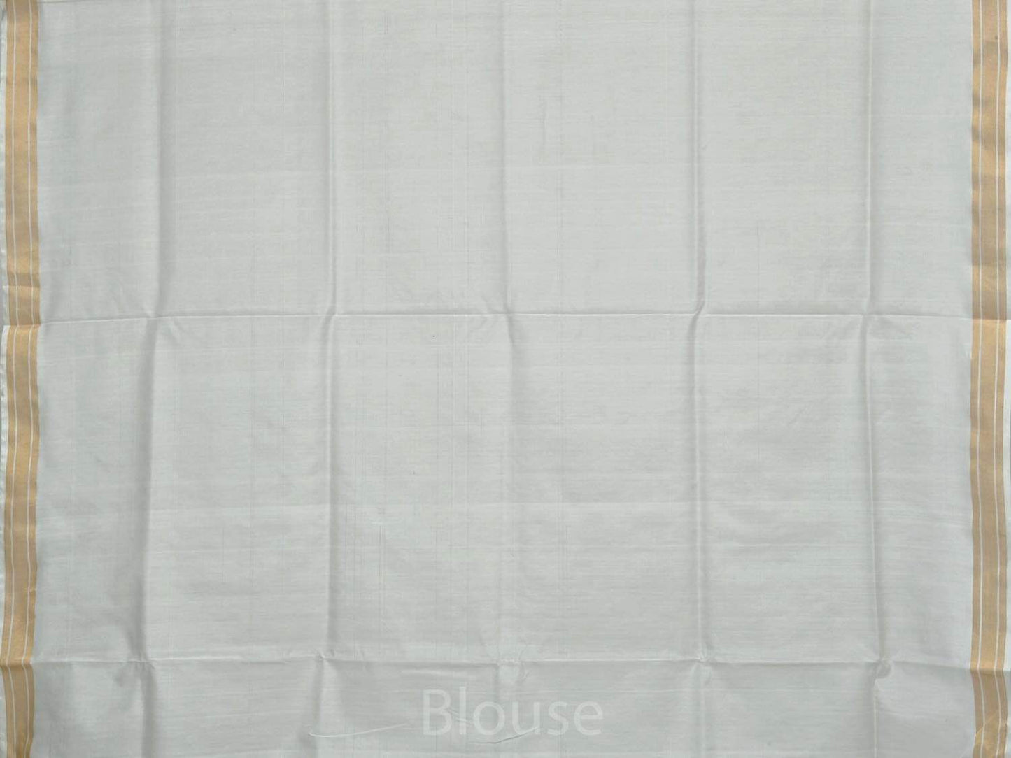 White Uppada Cotton Handloom Saree with Mango Design Pallu u1559