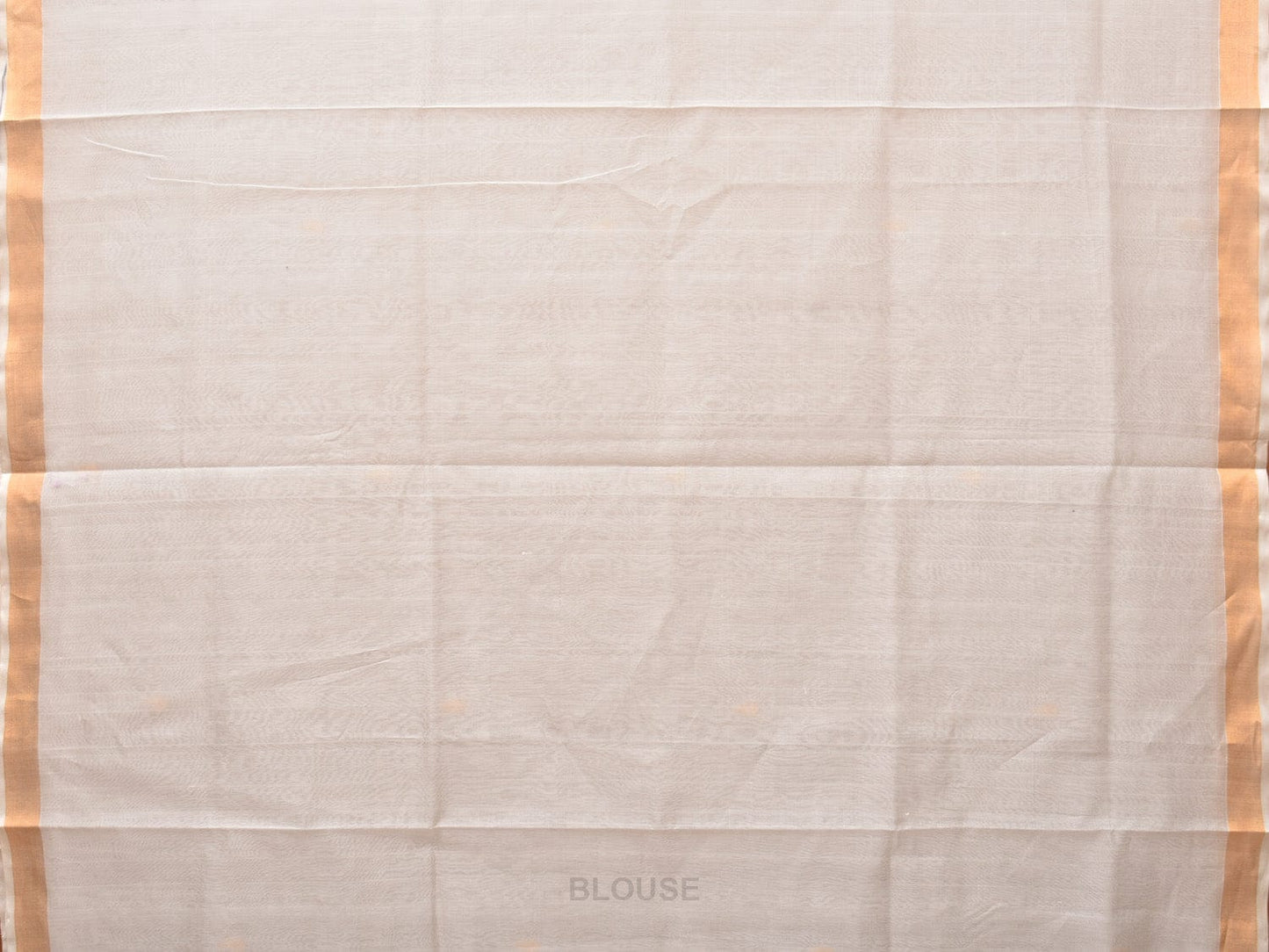 White Uppada Cotton Silk Handloom Saree with Hamsa Pallu Design u2021