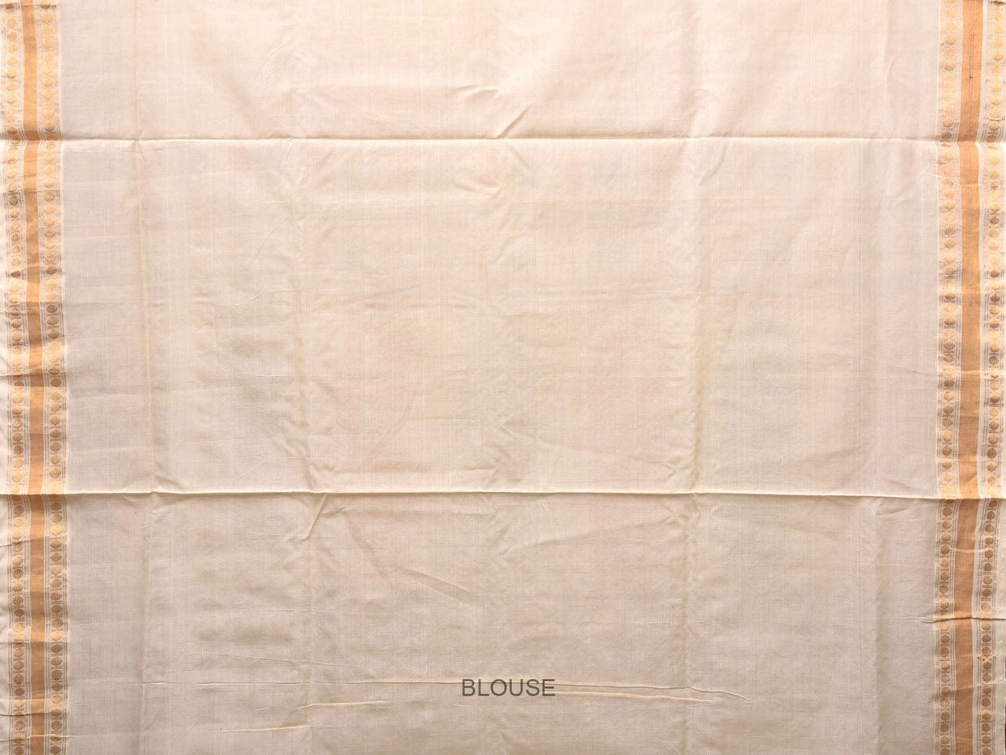 White Uppada Cotton Tussar Handloom Saree with Karpur Pallu Design u1961