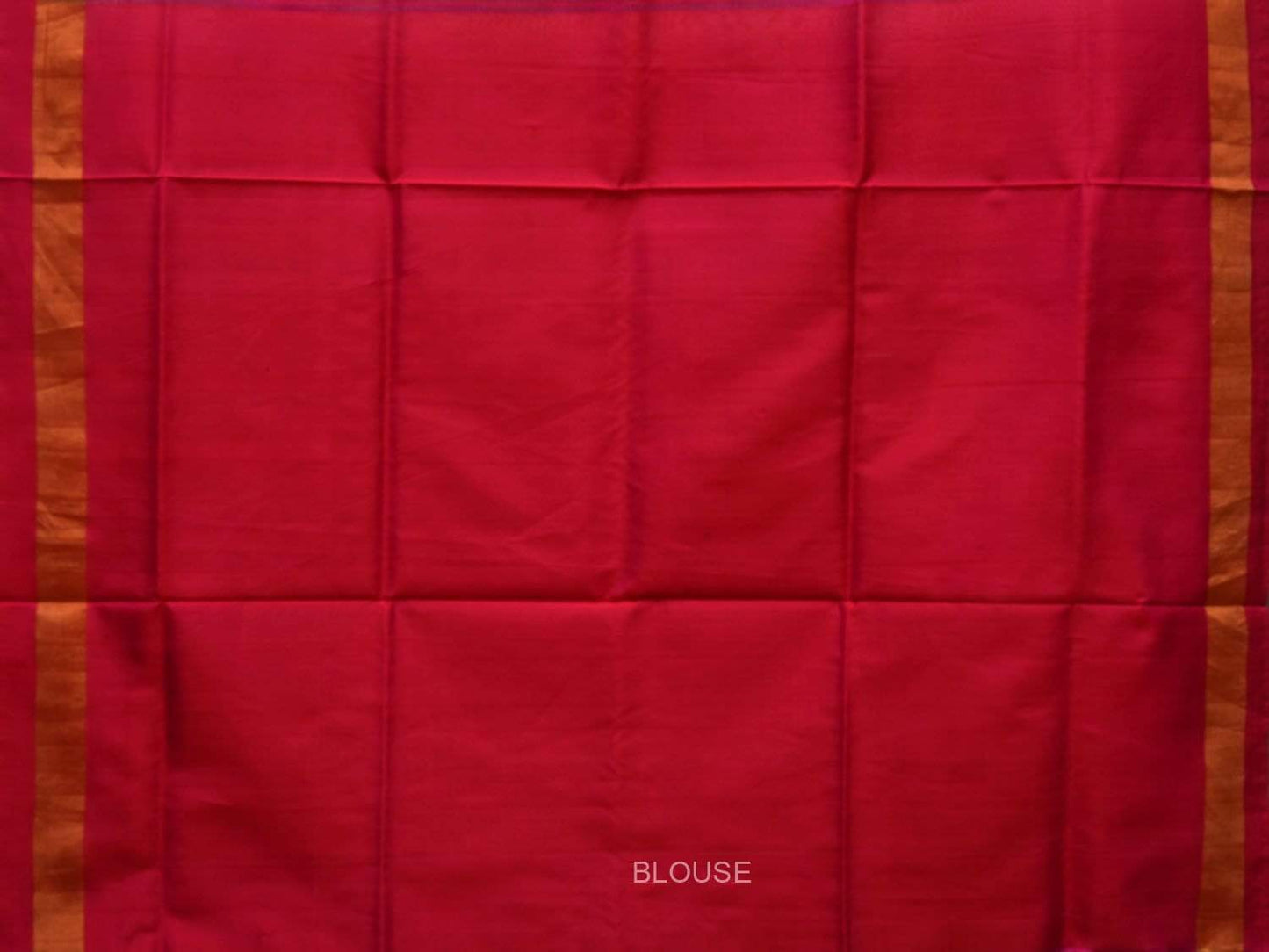 White Uppada Silk Handloom Plain Saree with Contrast Pallu Design u1736