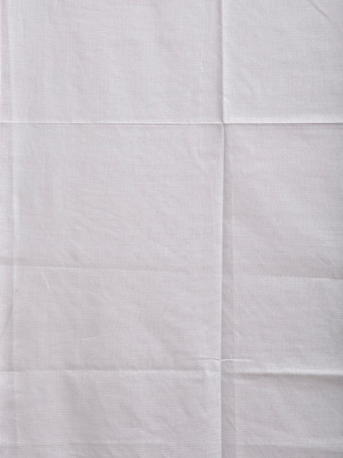 White Venkatagiri Cotton Saree with Strips Pallu Design v0147