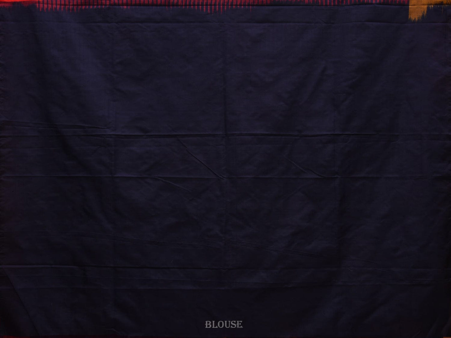 Wine and Orange Pochampally Ikat Silk Handloom Saree with Checks Pallu and Half Design i0699