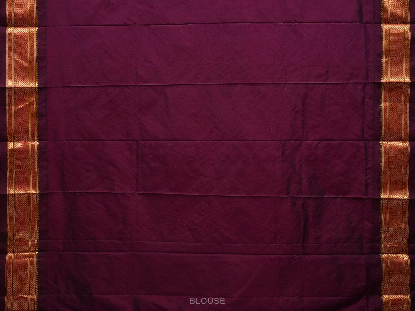 Wine Paithani Silk Handloom Saree with Peacocks Pallu Design p0385
