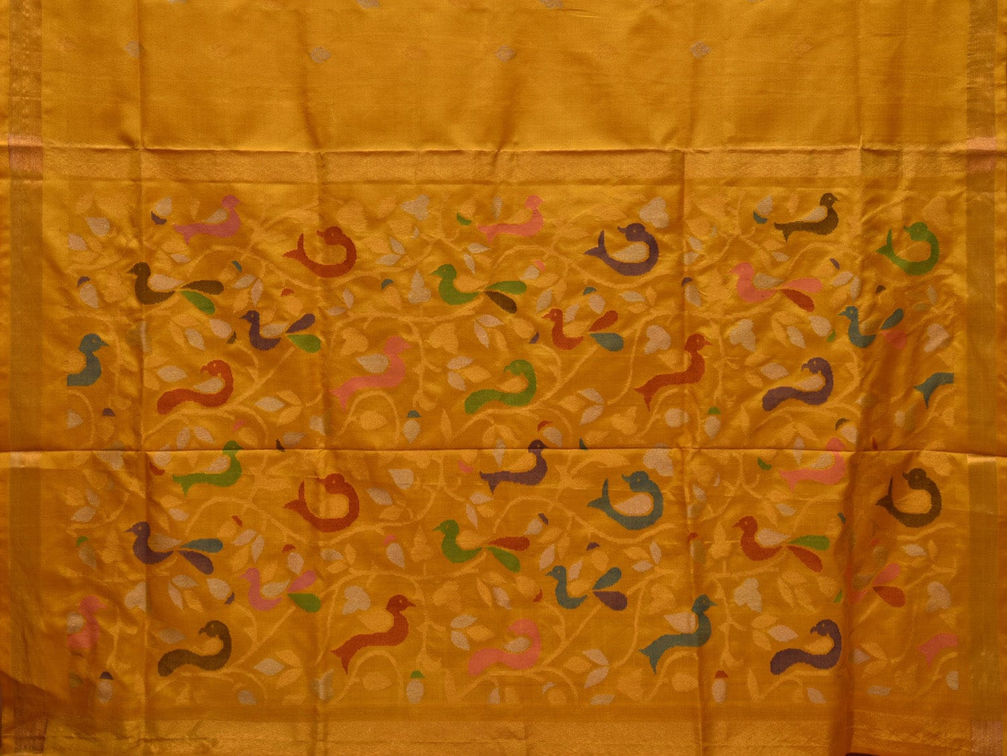 Yellow Uppada Silk Handloom Saree with Rich Pallu Design u1914