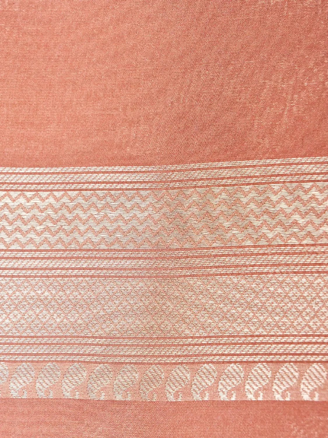 Handloom Dusty Onion Pink Banarasi katan Silk Saree with golden Zari Jangla Weave DSK0087