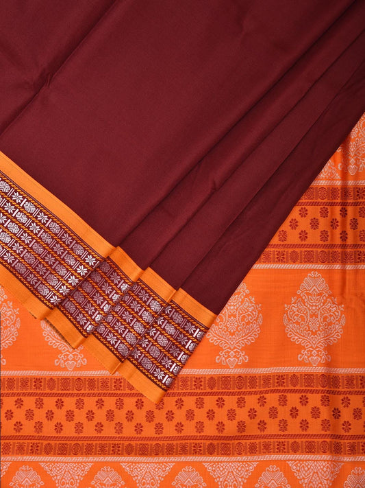 Sambalpuri Viscose Silk Saree with Thread Border Design at0047