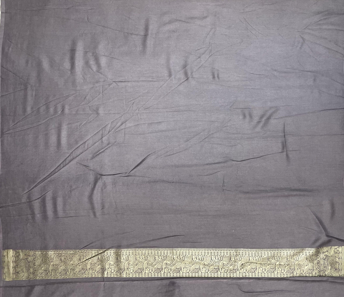 Blue Banaras Munga Silk Saree with Rich Zari Border and Birds with Floral Design b0073ds