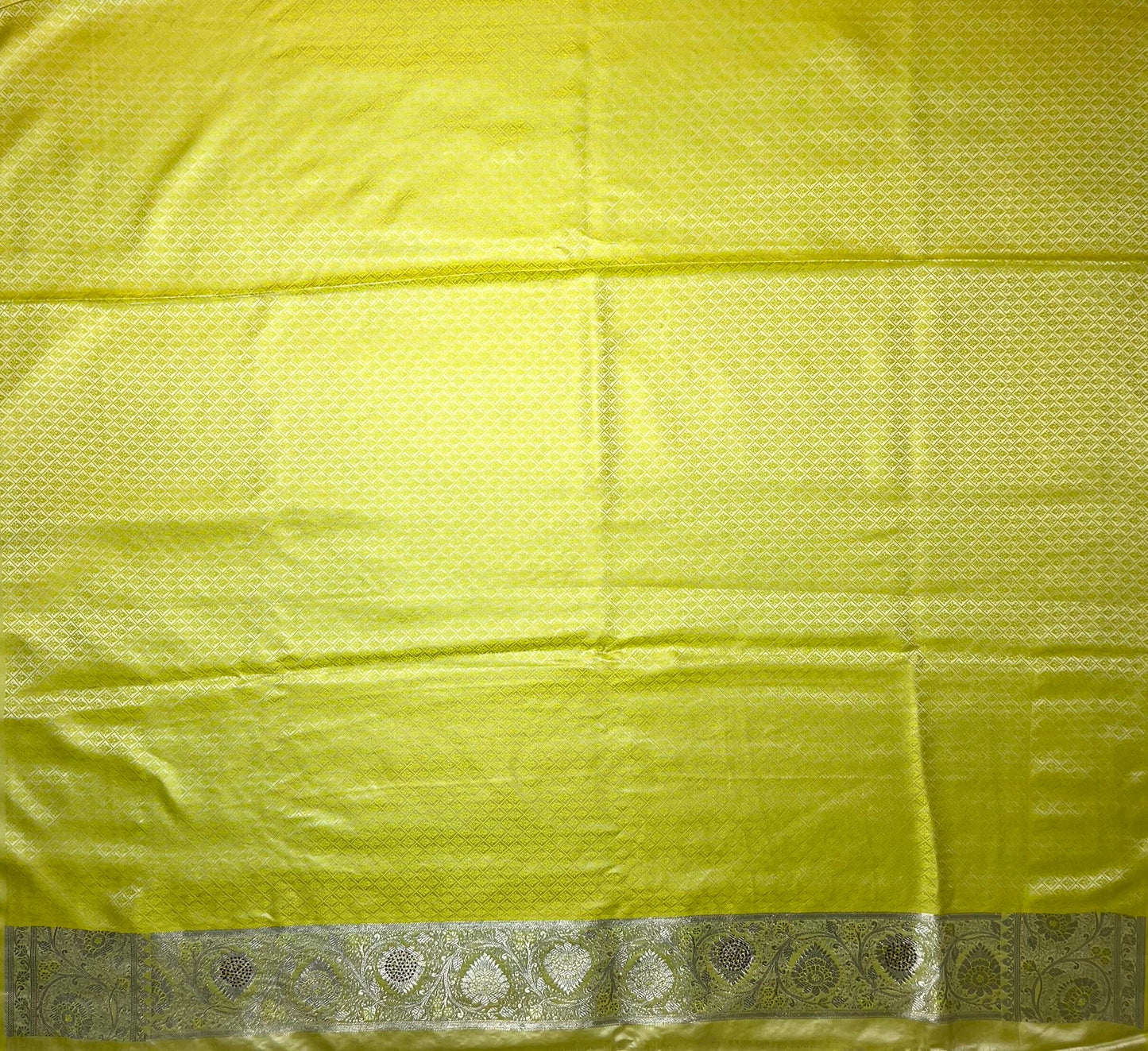 Pastel Banaras Katan Silk Saree with Siroski Work and Border Design b0135ds