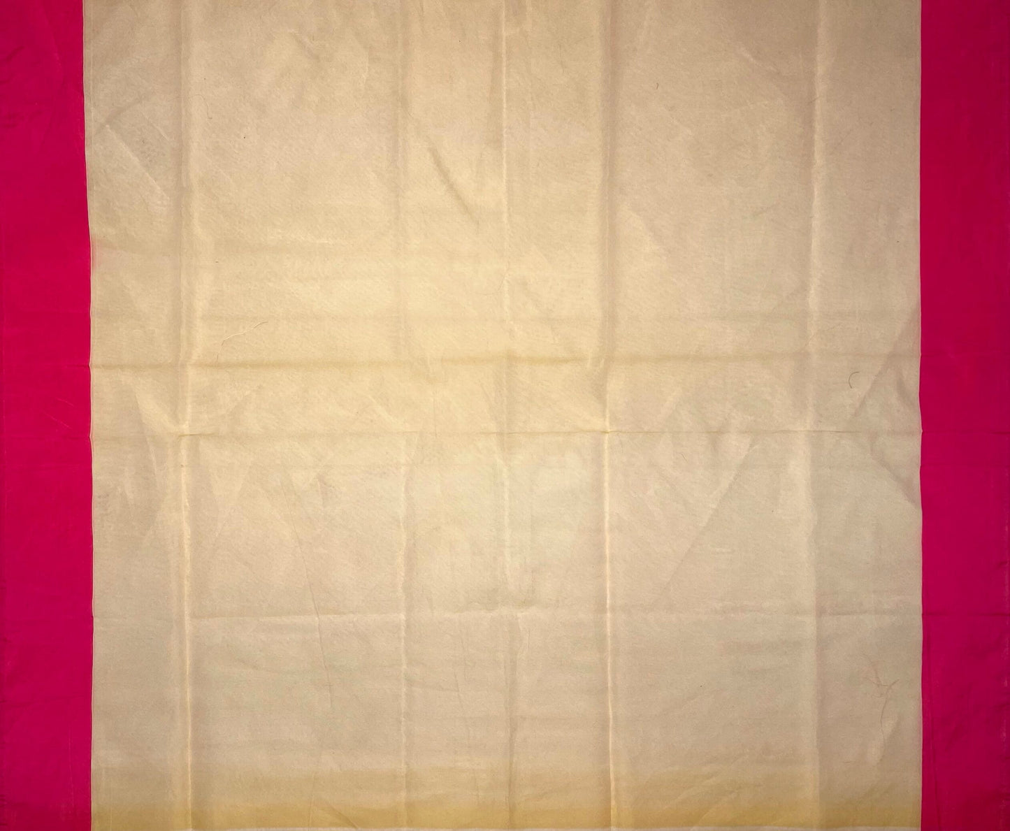 Mustard Organza Saree with Contrast Border and Allover Geometrical Body Design b0304ds
