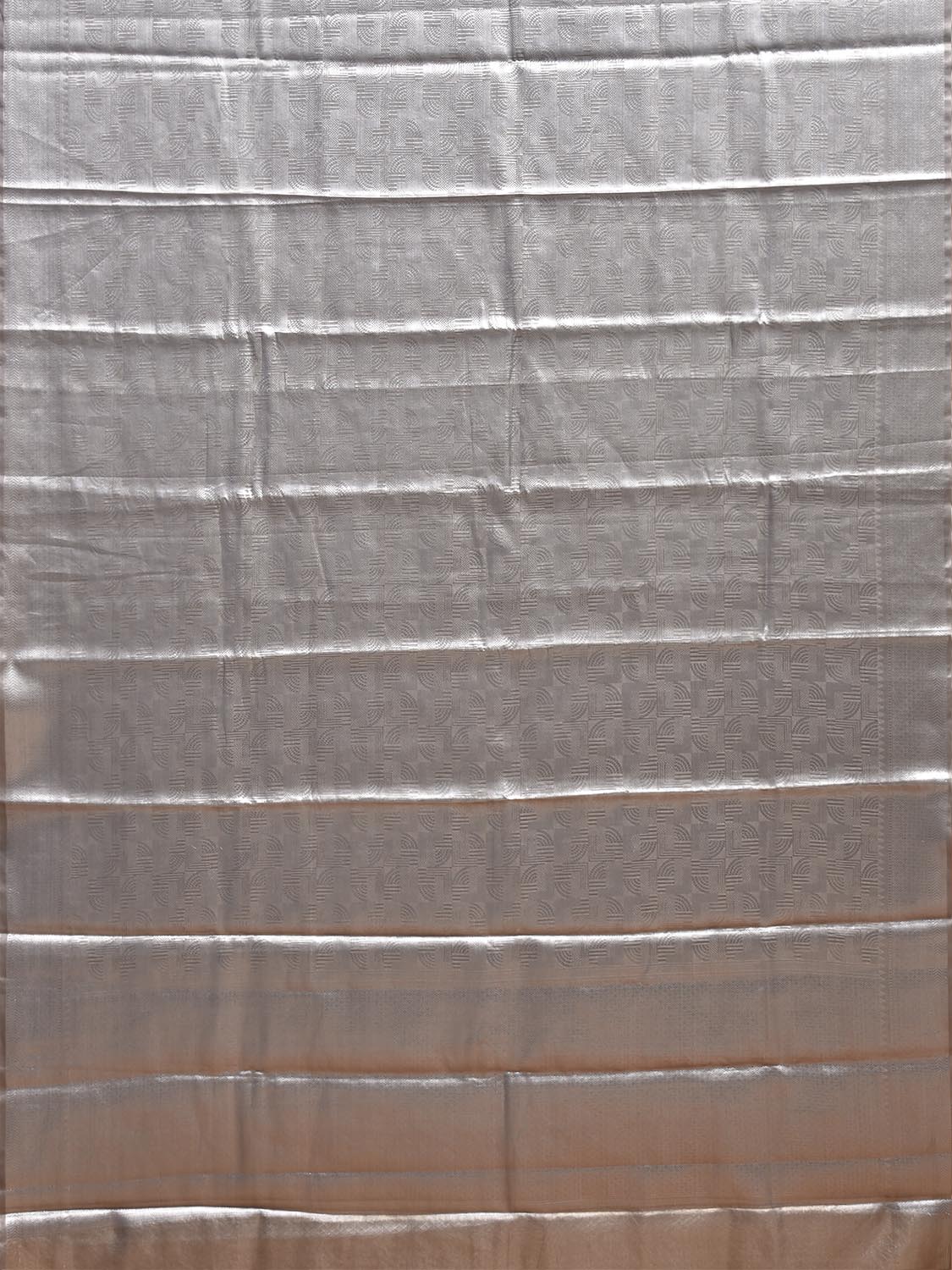 Silver Banaras Tissue Saree with All Over Design b0325