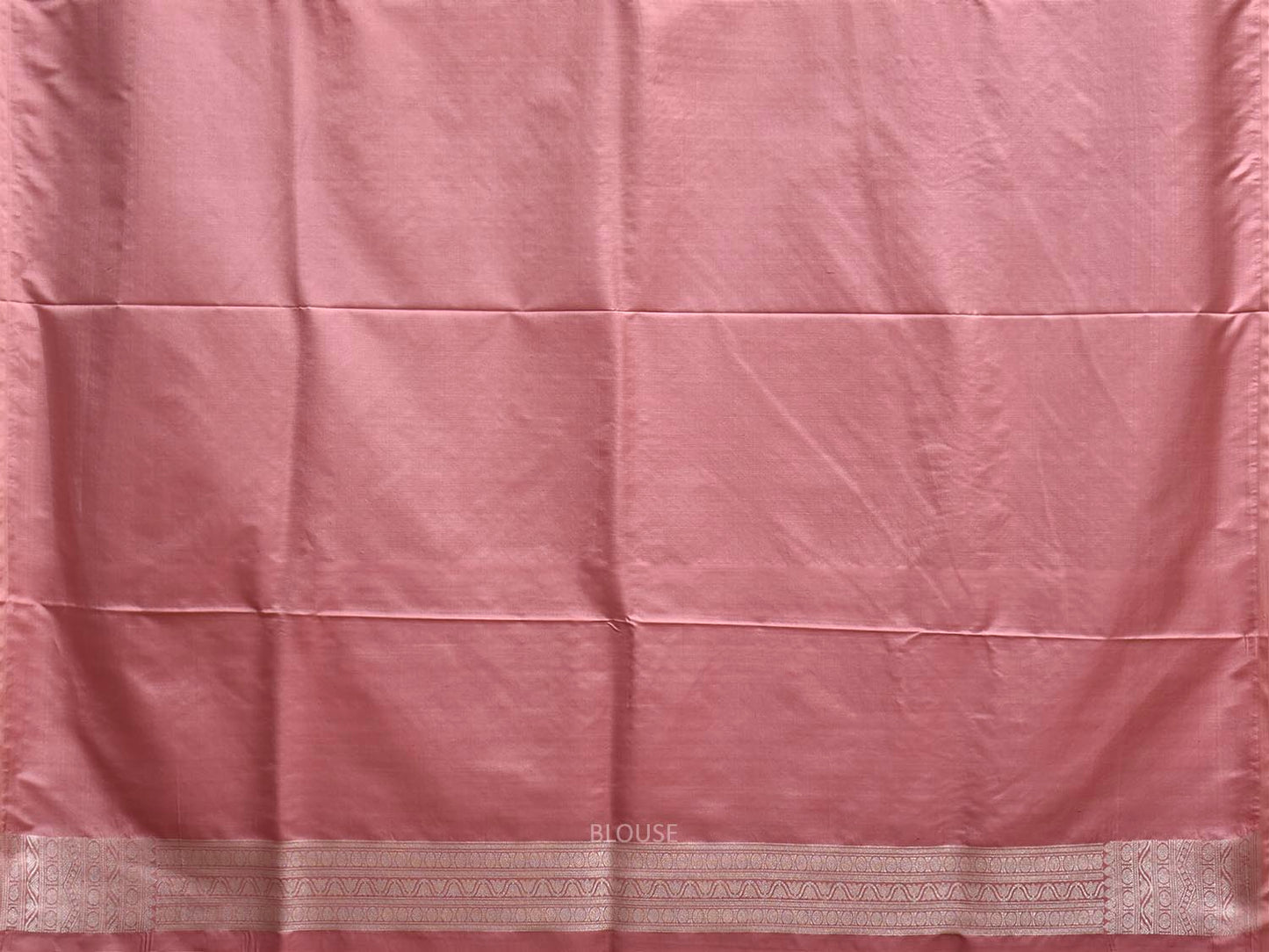 Light Pink Banaras Katan Saree with All Over Brocade Design b0334