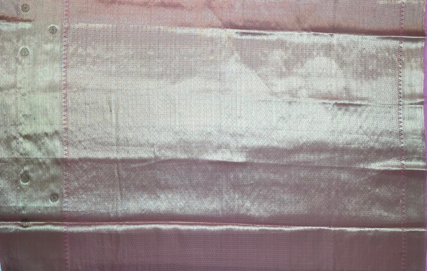 Pink Banaras Fancy with Zari Border Body Butta and Pallu Design b0359ds