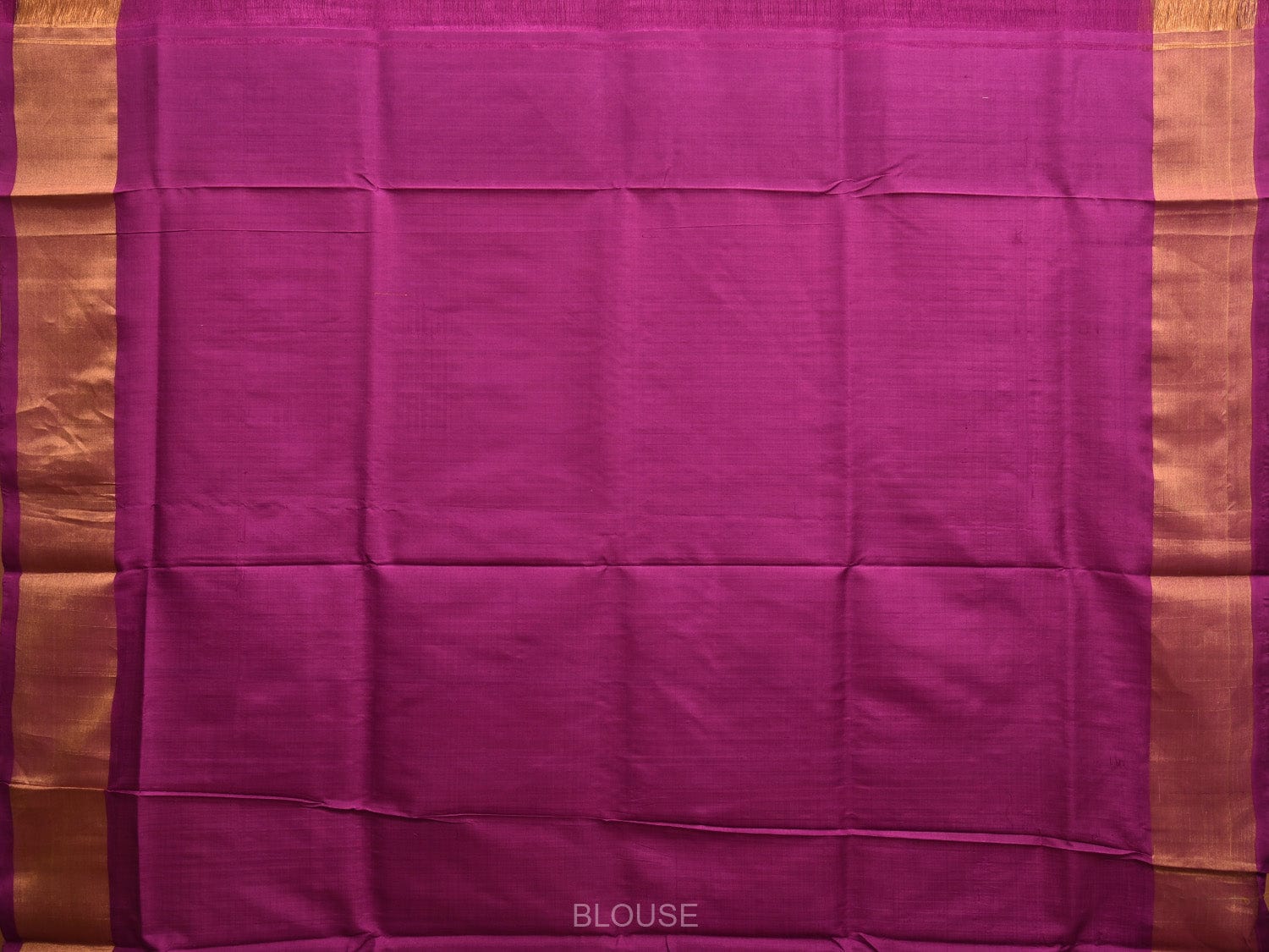 Baby Pink and Purple Uppada Plain Silk Handloom Saree with Buta and Contrast Pallu Design u2243