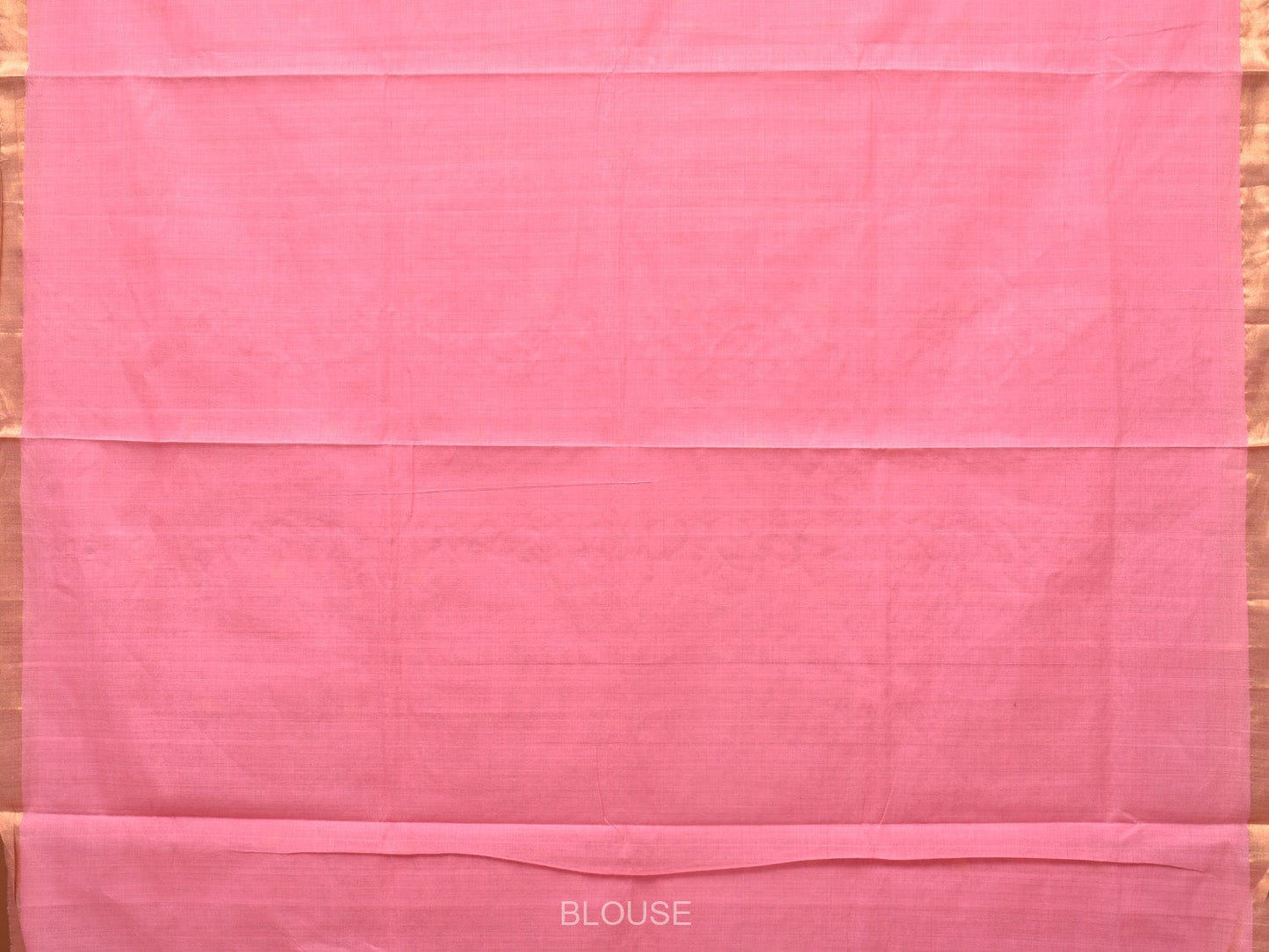 Baby Pink Khadi Cotton Handloom Saree with Mango Pallu Design kh0643