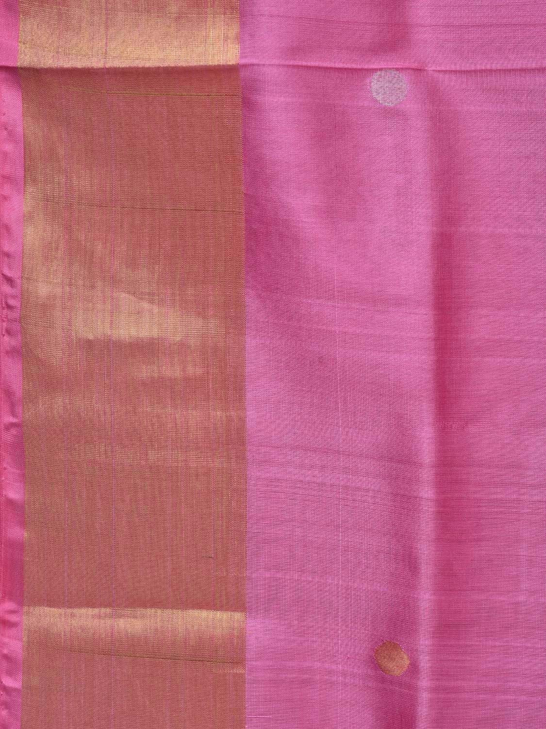 Baby Pink Uppada Silk Handloom Saree with Corner Mango Pallu Design u1607