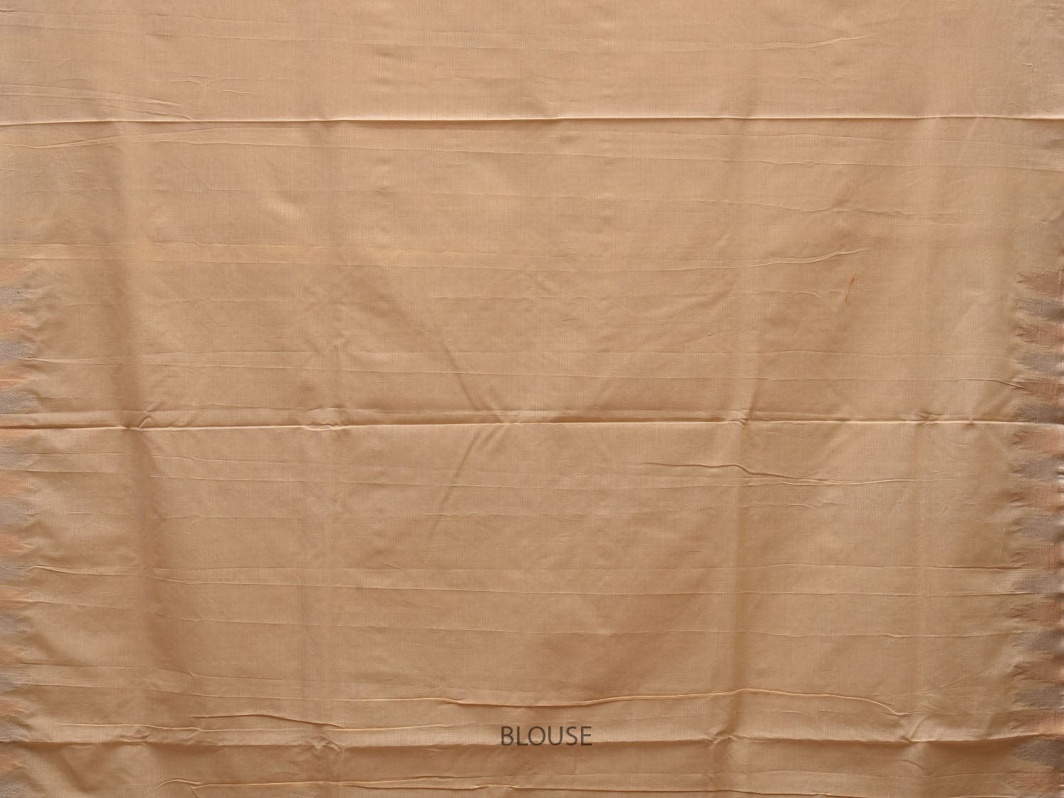 Beige Khadi Cotton Handloom Saree with Temple Border Design kh0543