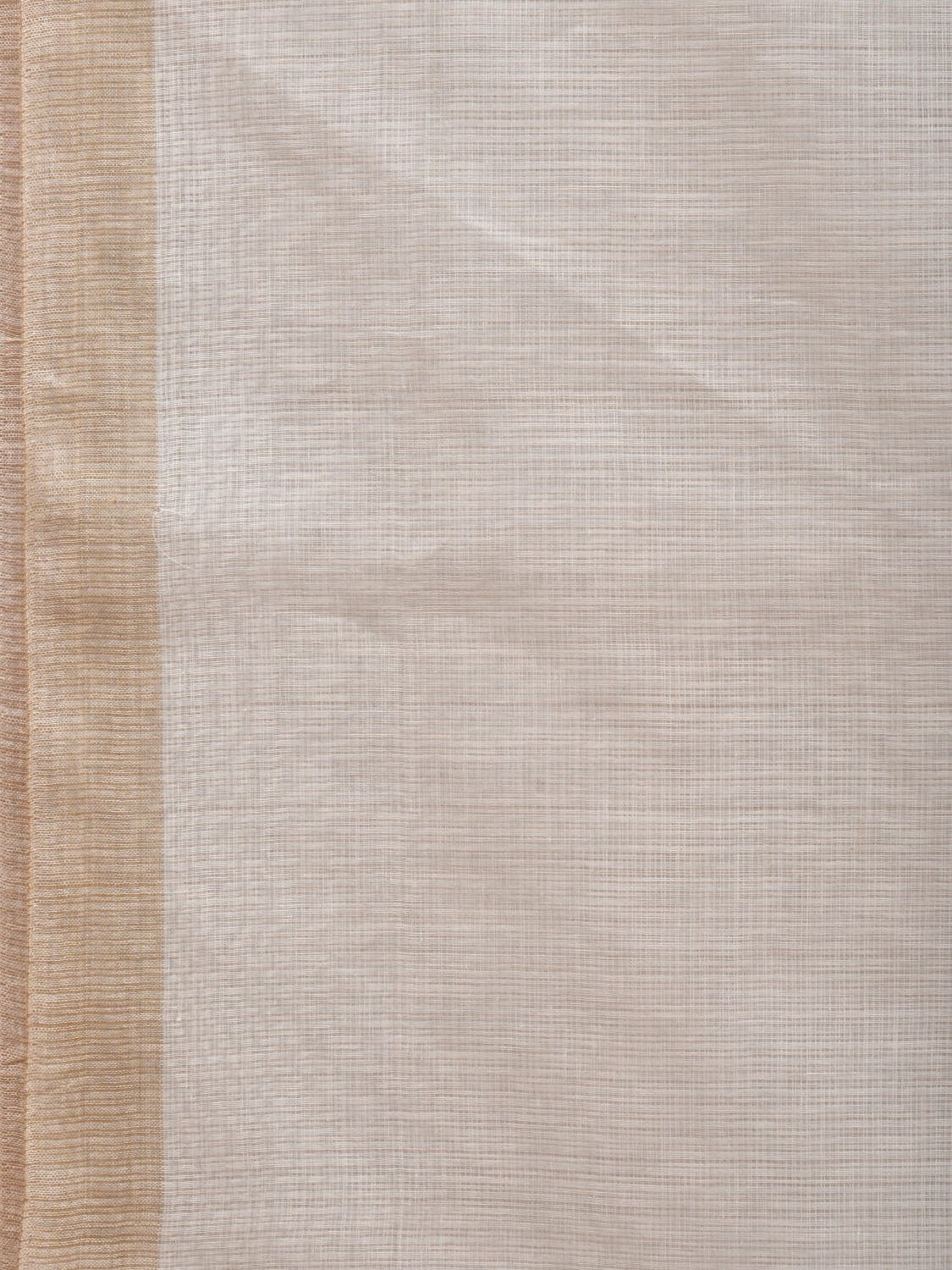 Beige Maheshwari Cotton Silk Handloom Saree with Contrast Pallu Desgin m0143