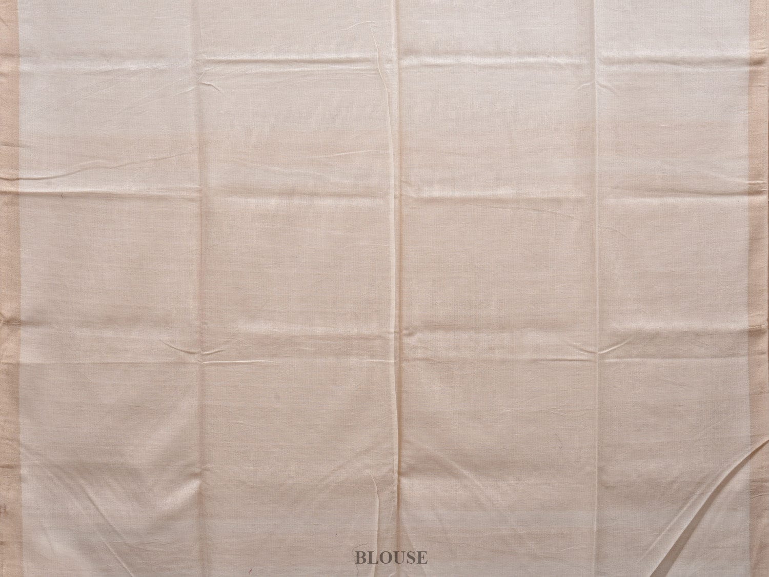 Beige Maheshwari Cotton Silk Handloom Saree with Contrast Pallu Desgin m0143