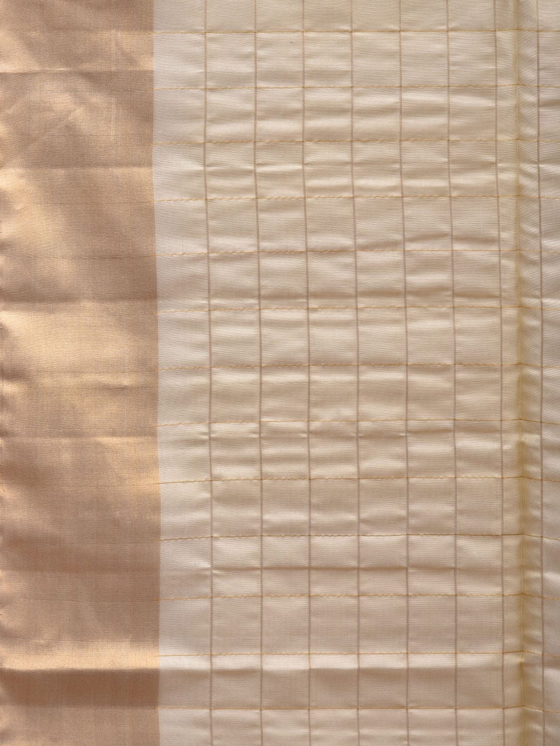 Beige Pochampally Ikat Silk handloom Saree with Strips and Pallu Design i0675