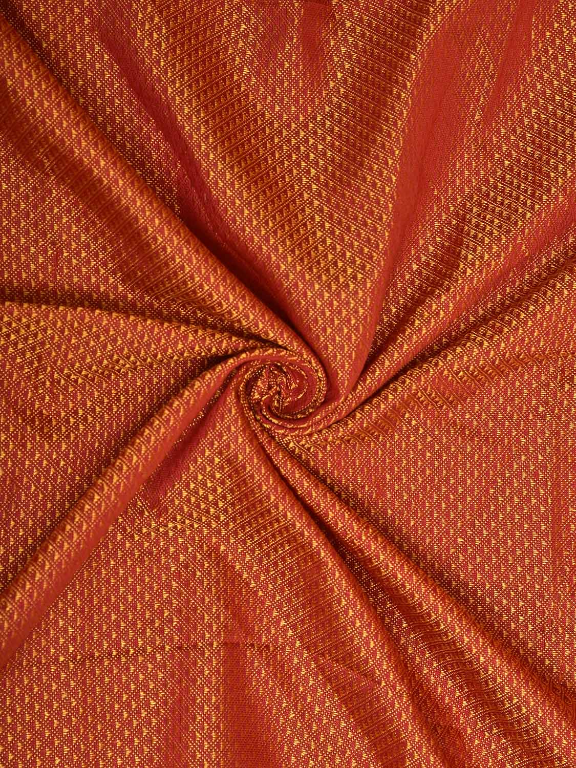 Orange and Pink Jacquard Cotton Viscose Blouse with Border Design 1mt Length 45 Inches Width BL0019