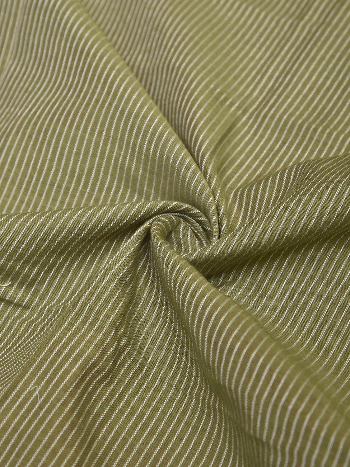 Olive and Mauve Bamboo Cotton Blouse with Strips Design Length 80cm Width 44 Inches BL0081