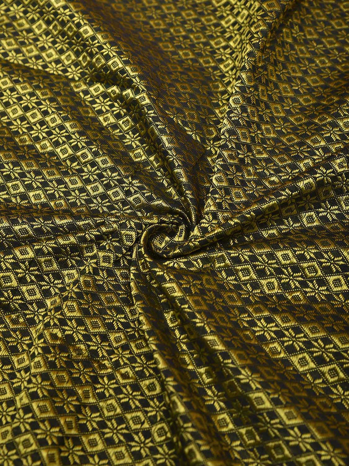 Light Green and Maroon Jacquard Viscose Blouse All Over Design Length 1mt Width 31 Inches BL0101