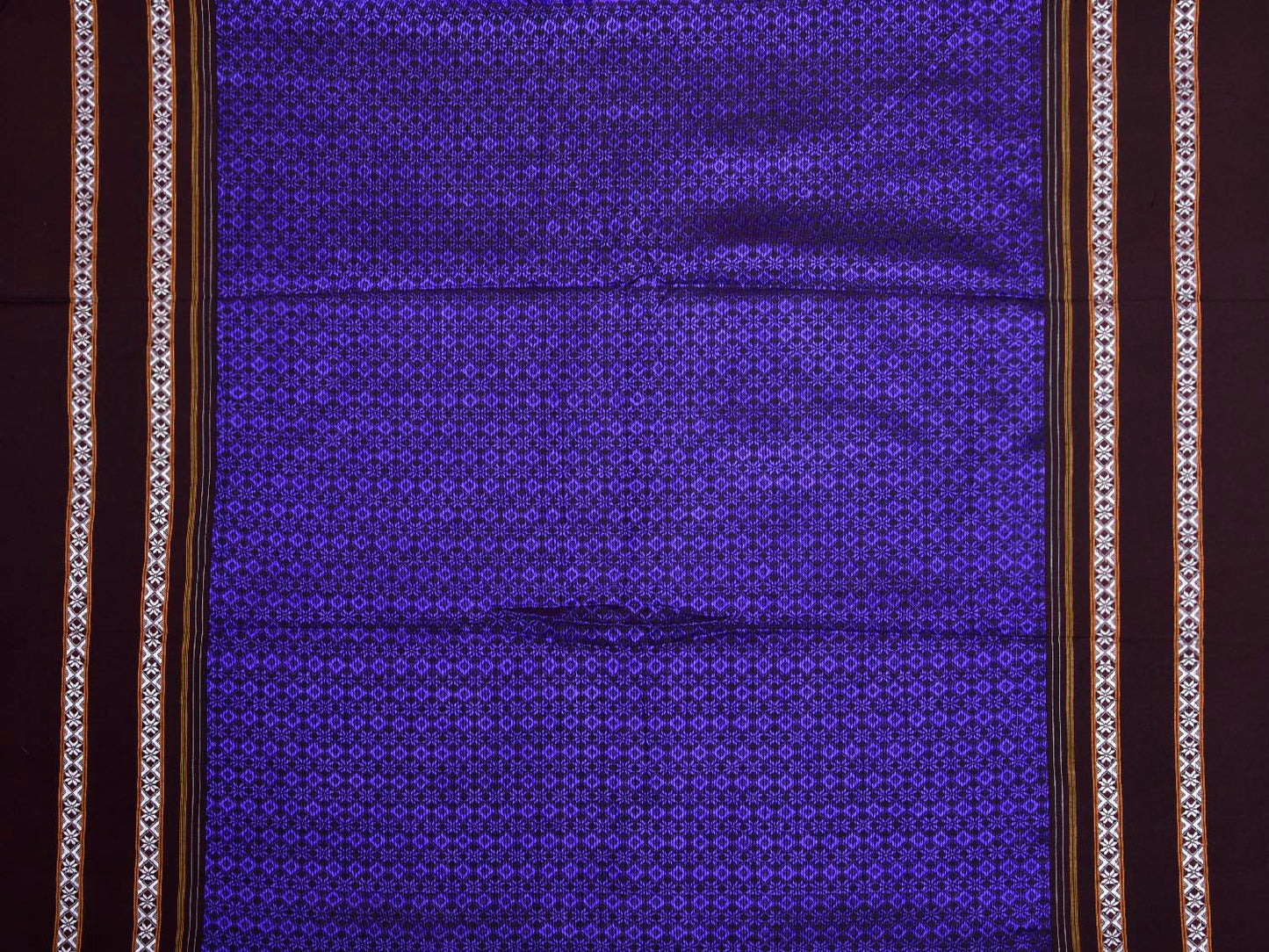 Dark Blue and Maroon Jacquard Viscose Blouse All Over Design Length 1mt Width 31 Inches BL0104