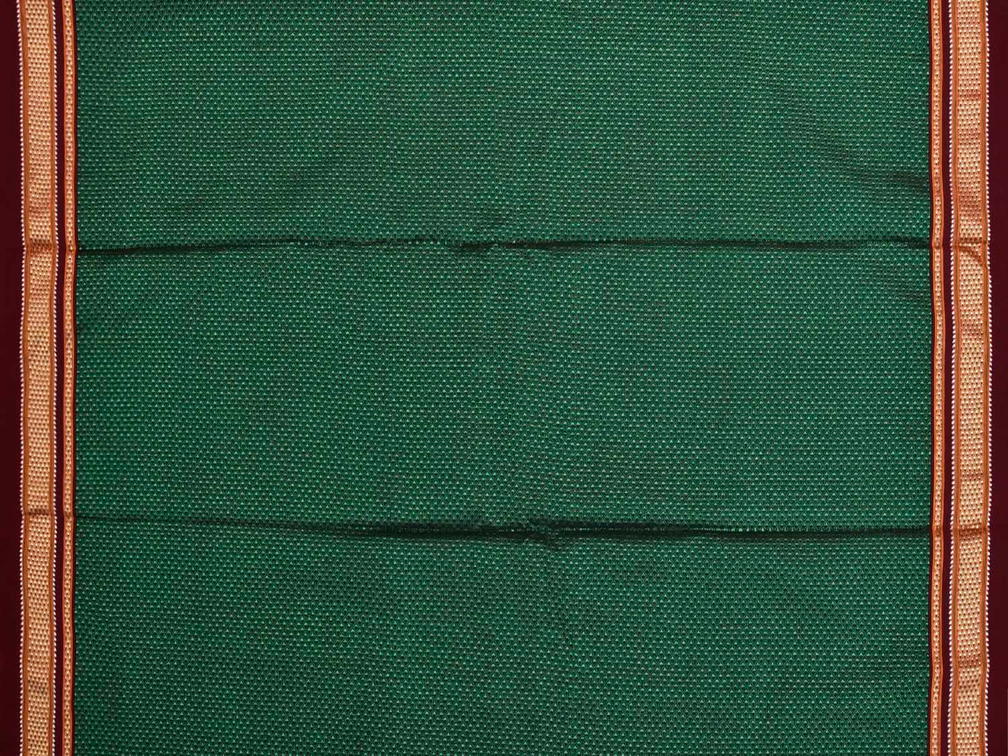 Green and Maroon Jacquard Viscose Blouse with Border Design Length 1mt Width 31 Inches BL0115