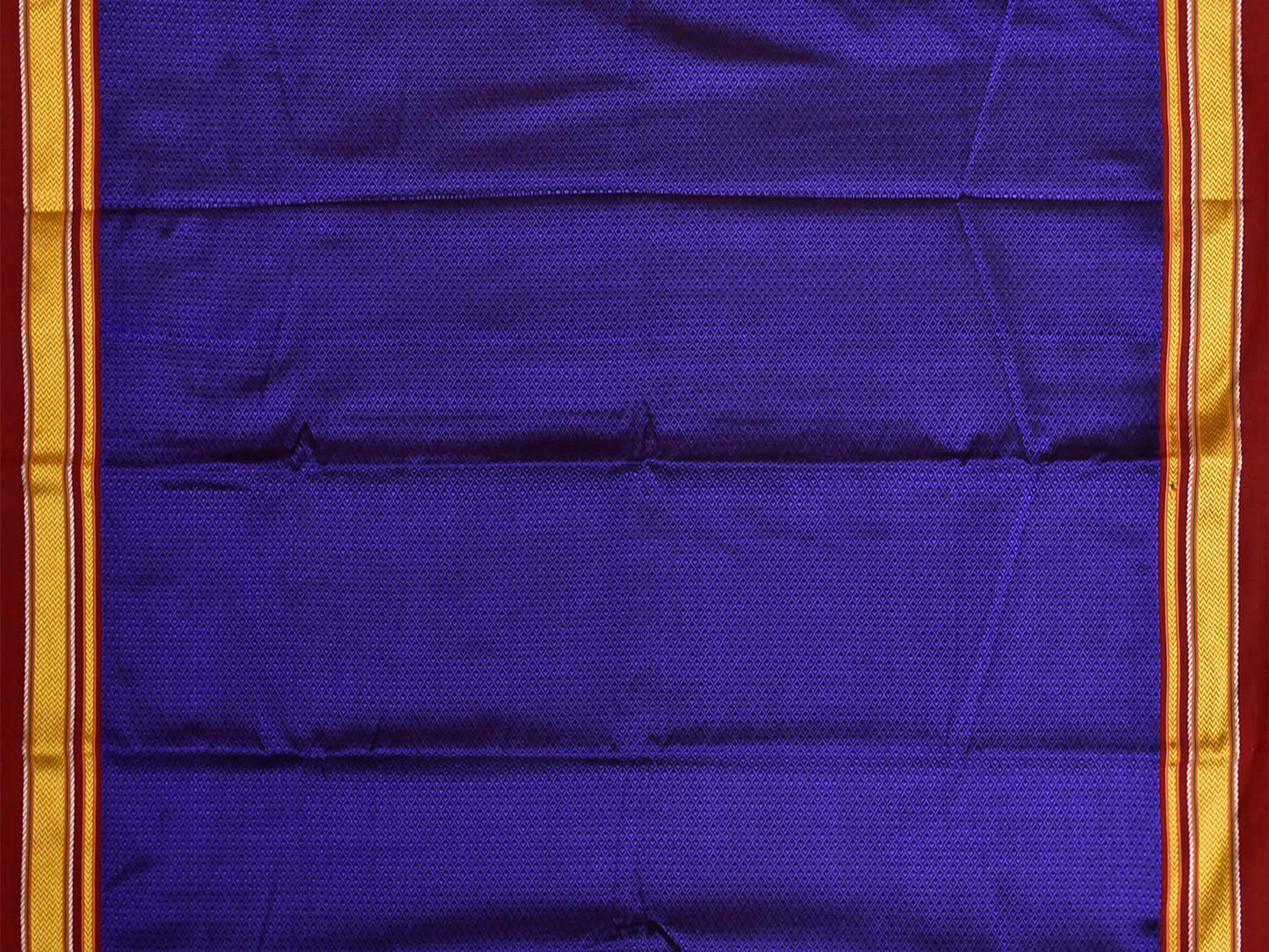 Indigo and Maroon Jacquard Viscose Blouse with Contrast Border Design Length 1mt Width 31 Inches BL0176