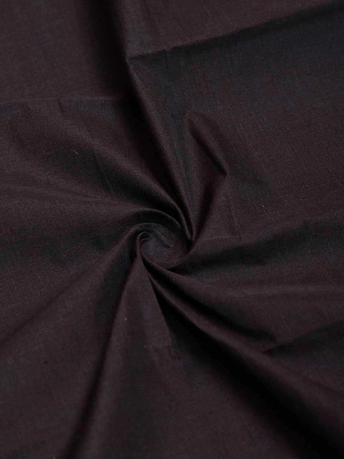 Black Mangalgiri Cotton Blouse with Zari Border Design Length 1mt Width 44 Inches BL0195