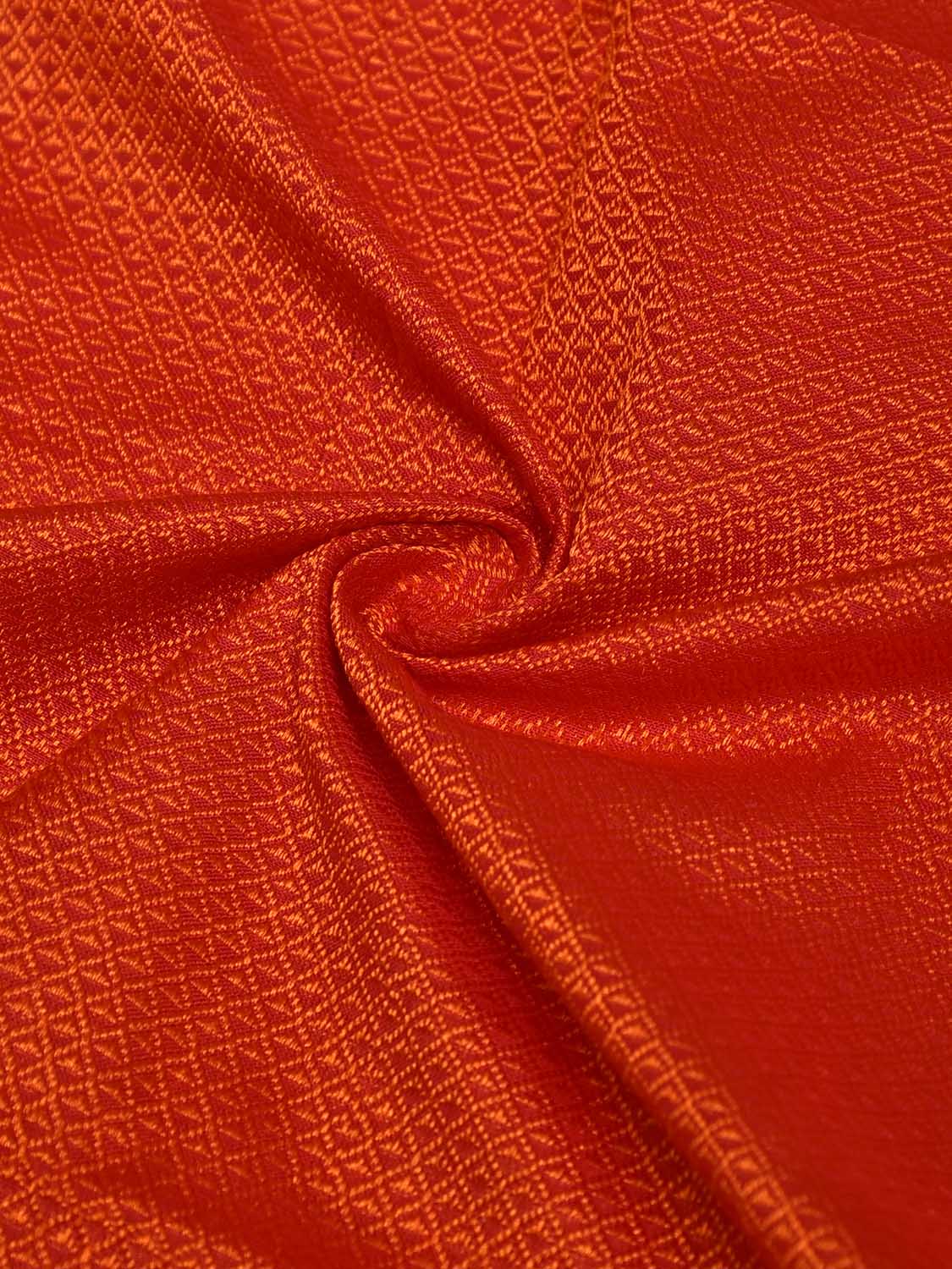 Orange and Purple Jacquard Viscose Blouse with Contrast Border Design Length 1mt Width 31 Inches BL0208