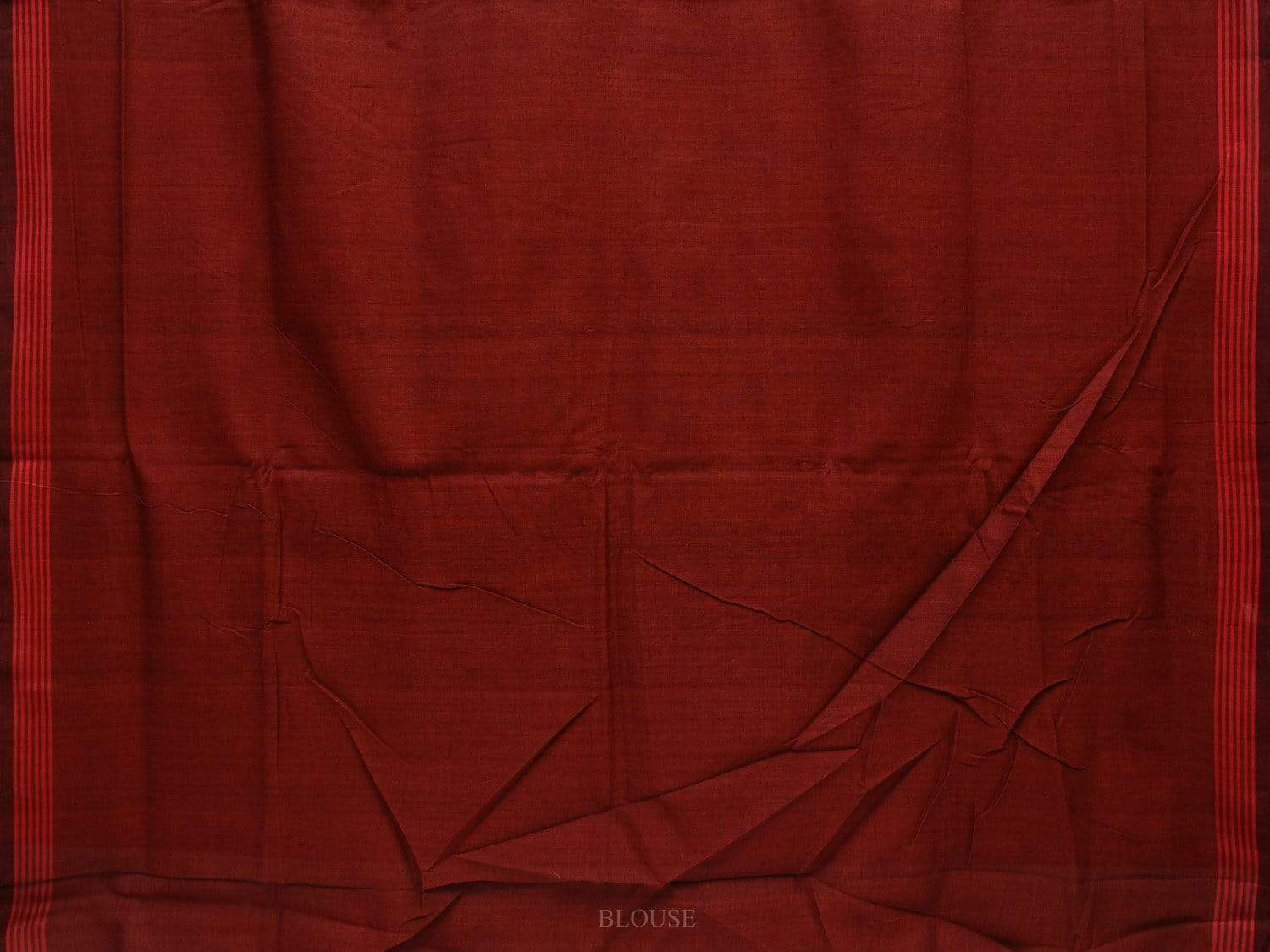 Black and Maroon Pochampally Ikat Cotton Handloom Saree with Border Design i0626