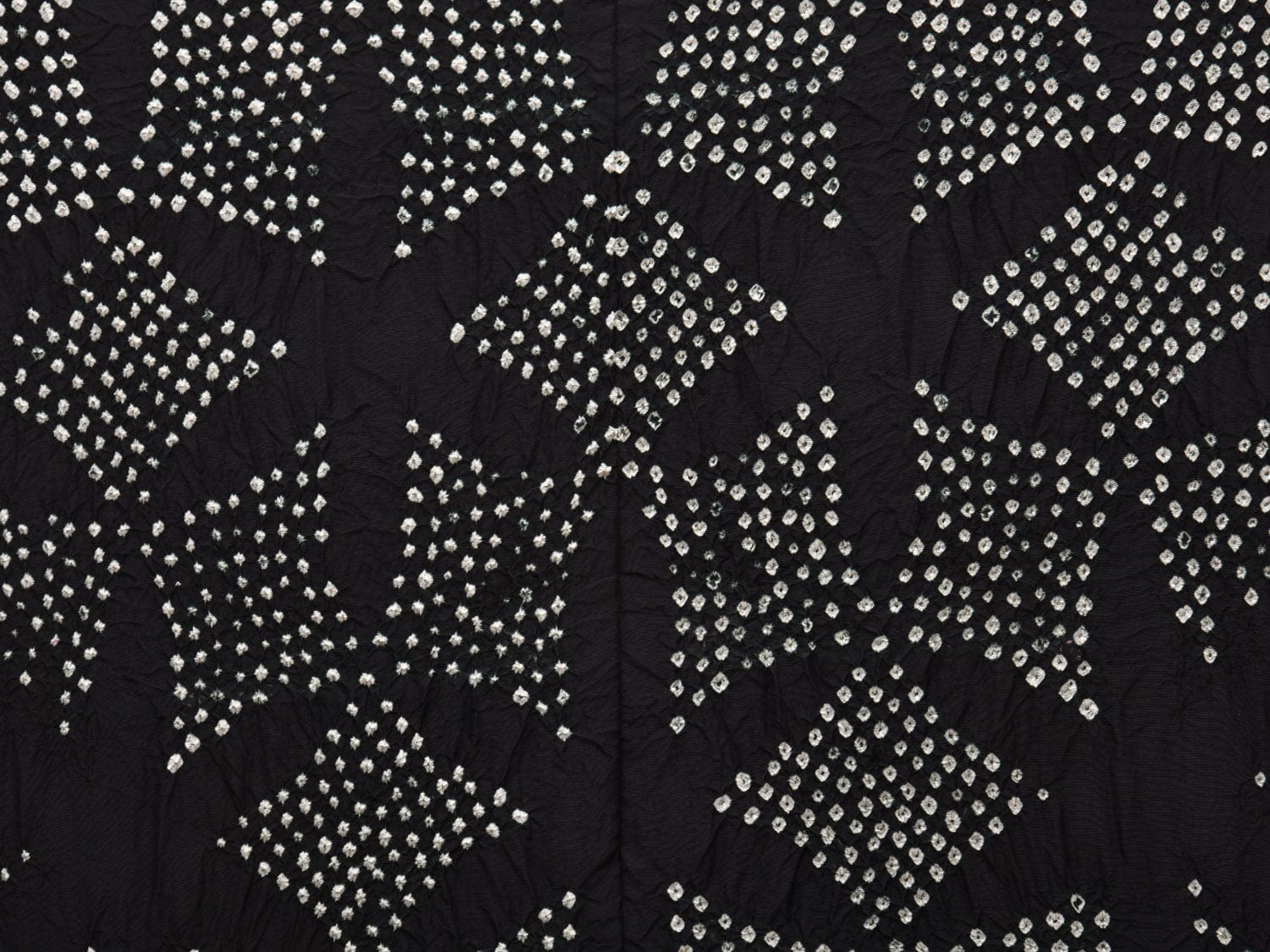 Black and Red Bandhani Kanchipuram Silk Handloom Dupatta with Border Design ds2963