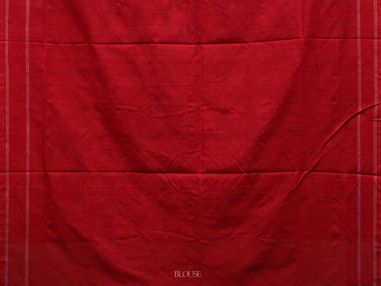 Black and Red Pochampally Ikat Cotton Handloom Saree with Telia Design i0608