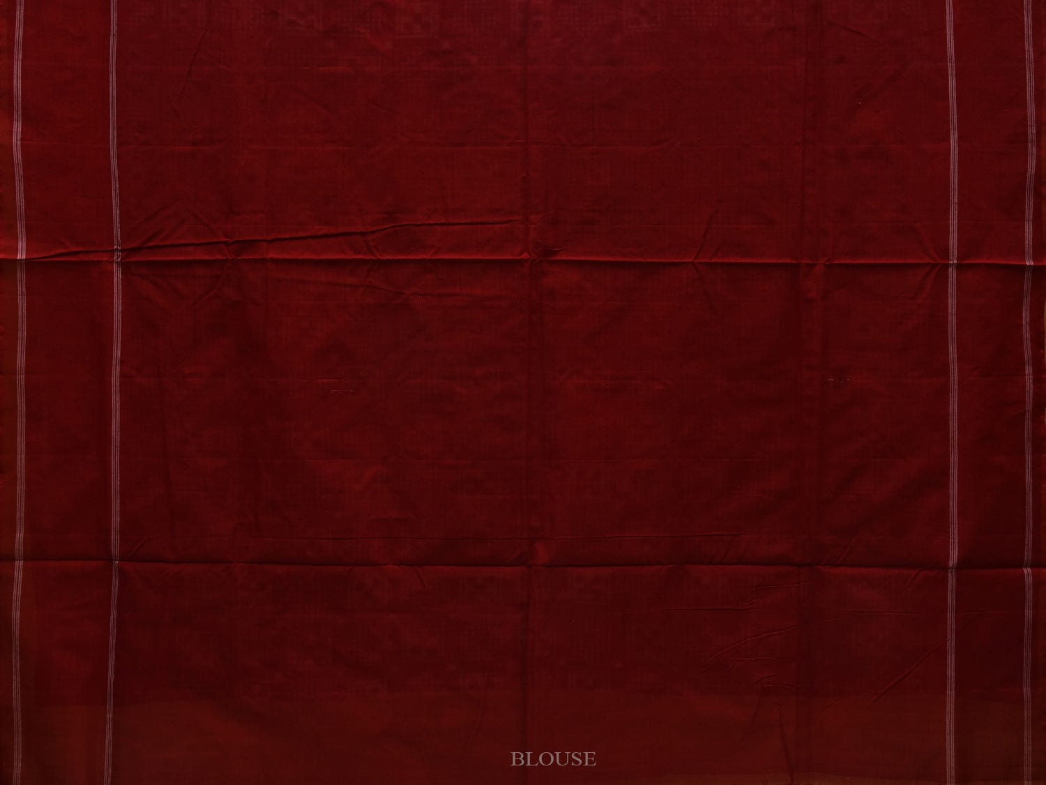 Black and Red Pochampally Ikat Cotton Handloom Saree with Telia Design i0666