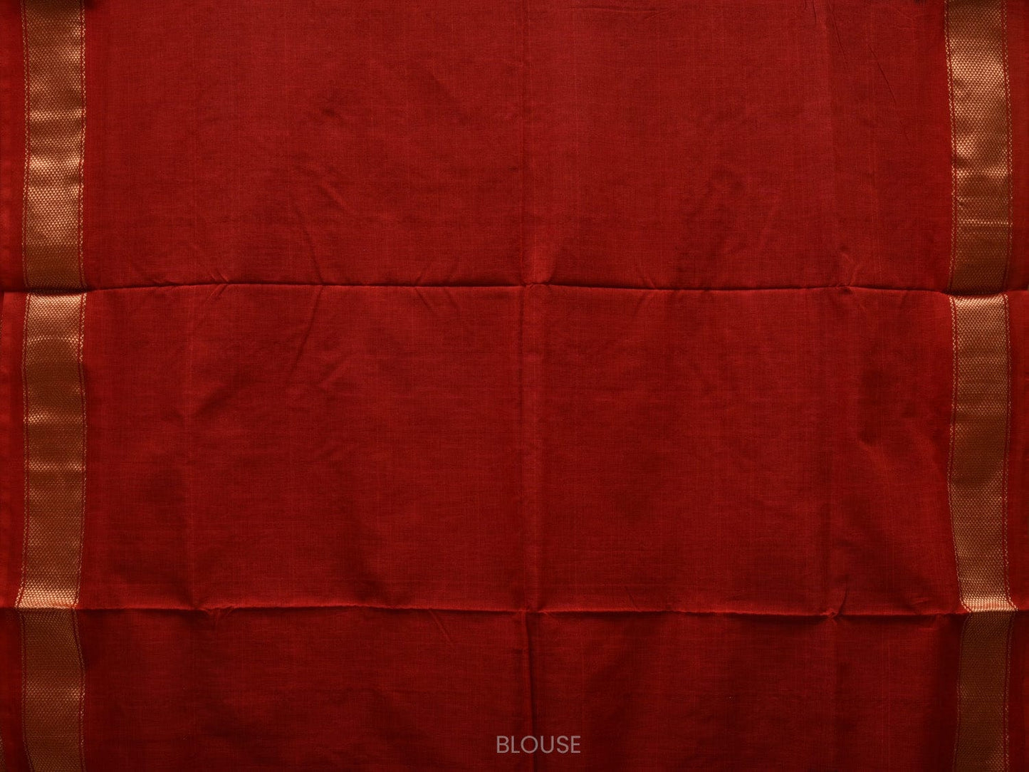 Black and Red Pochampally Ikat Cotton Handloom Saree with Zari Border Design i0697