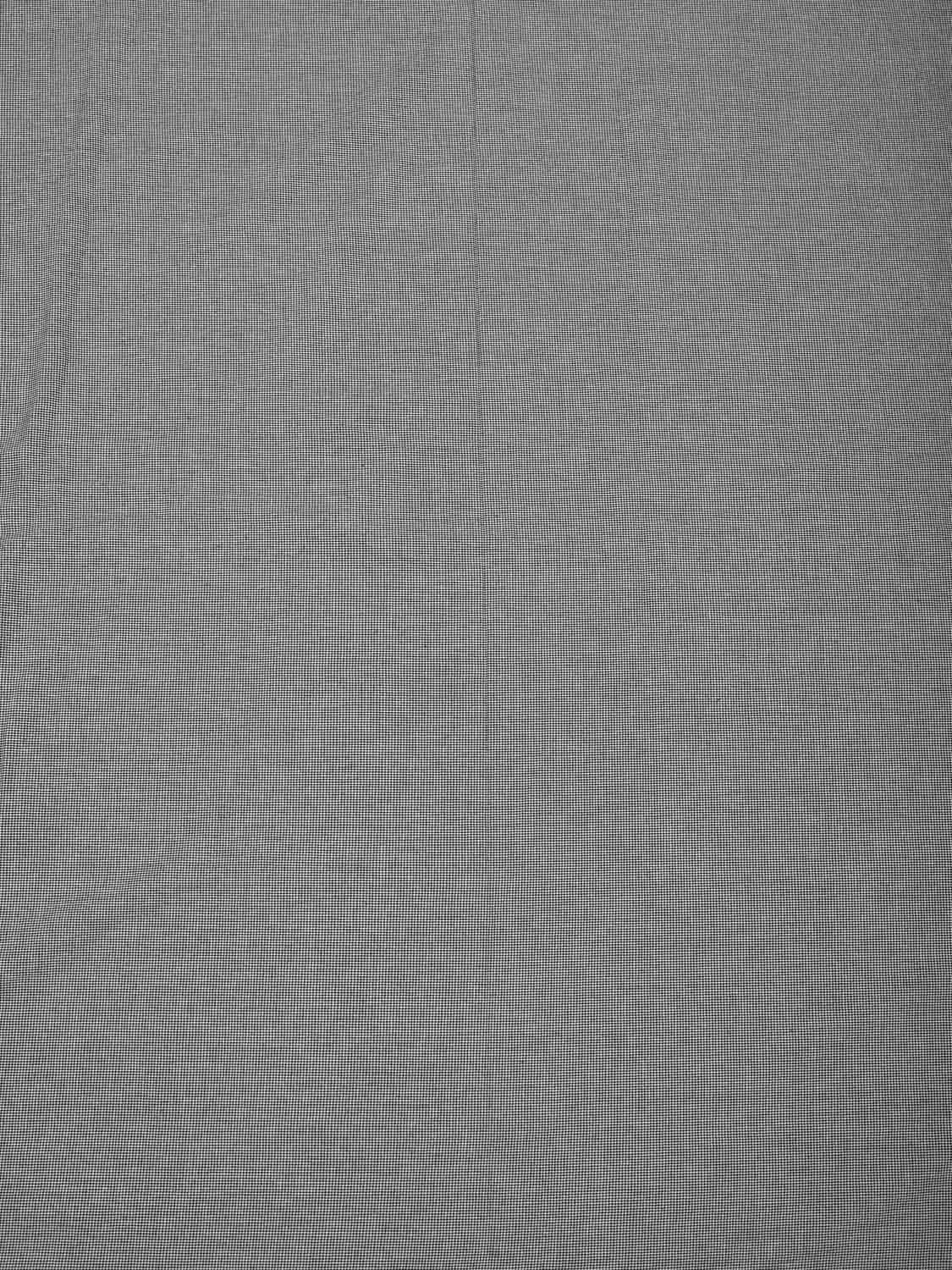 Black and White Cotton Handloom 2.5mts Fabric f0178