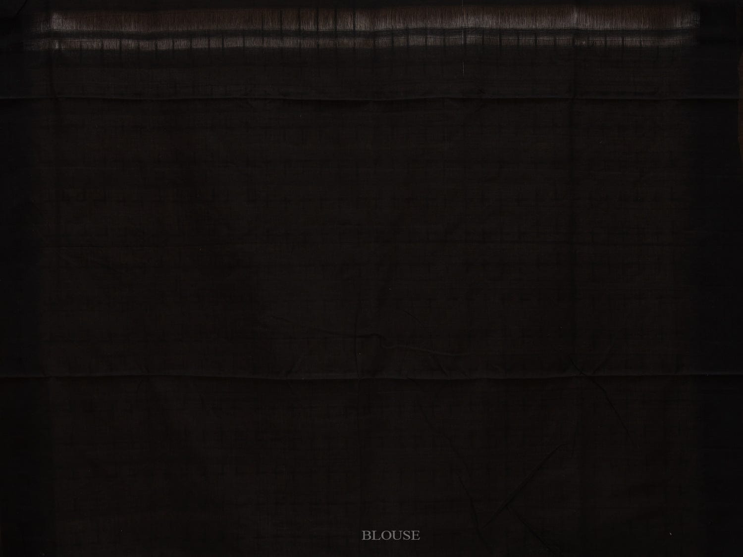 Black and White Pochampally Ikat Cotton Handloom Saree with Plus Buta Design i0661