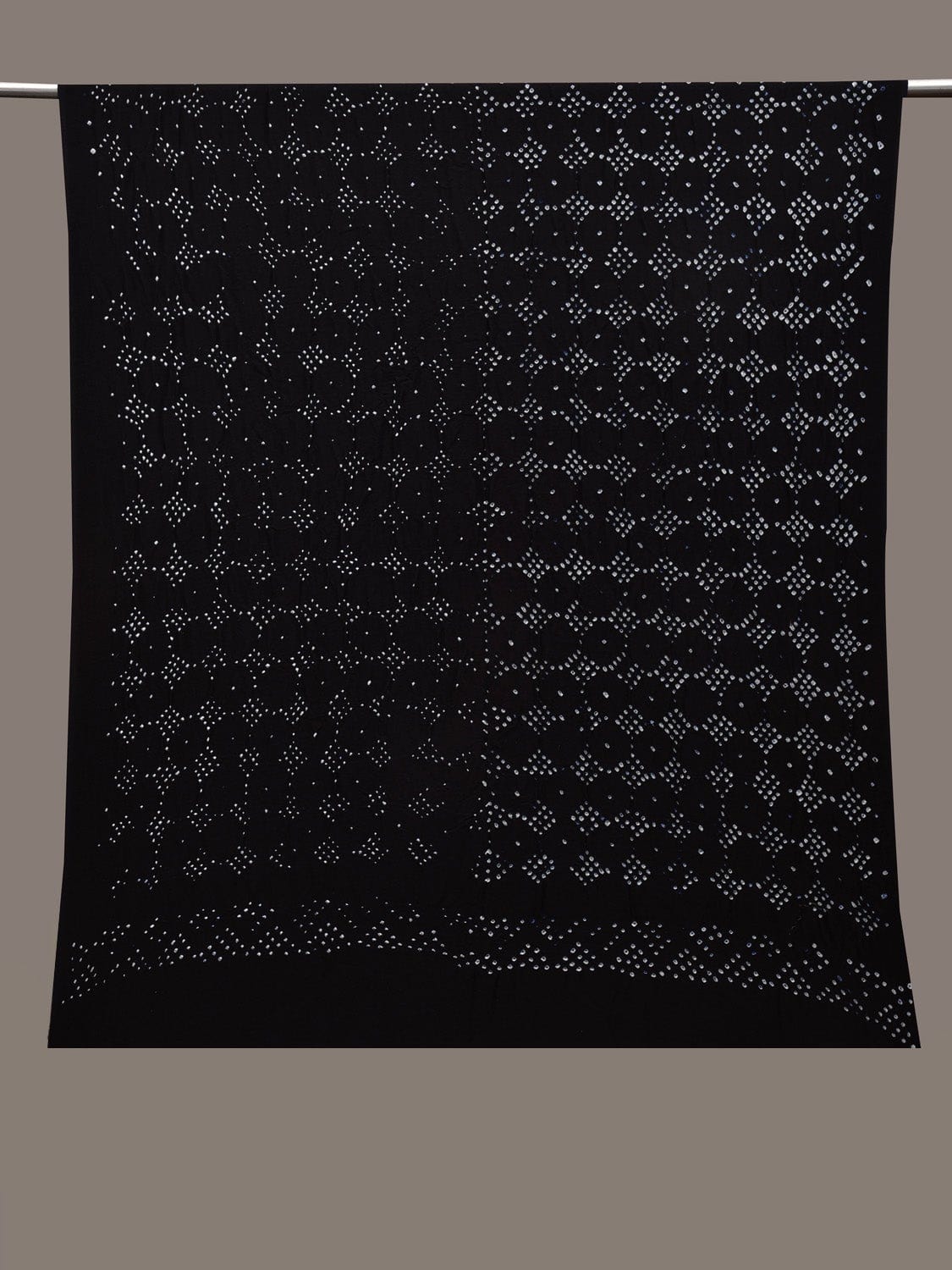 Black Bandhani Banaras Woolen Dupatta ds2633