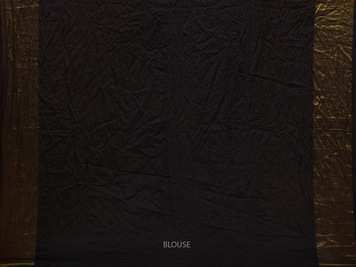 Black Bandhani Kanchipuram Silk Handloom Saree with Horse Buta Design bn0345