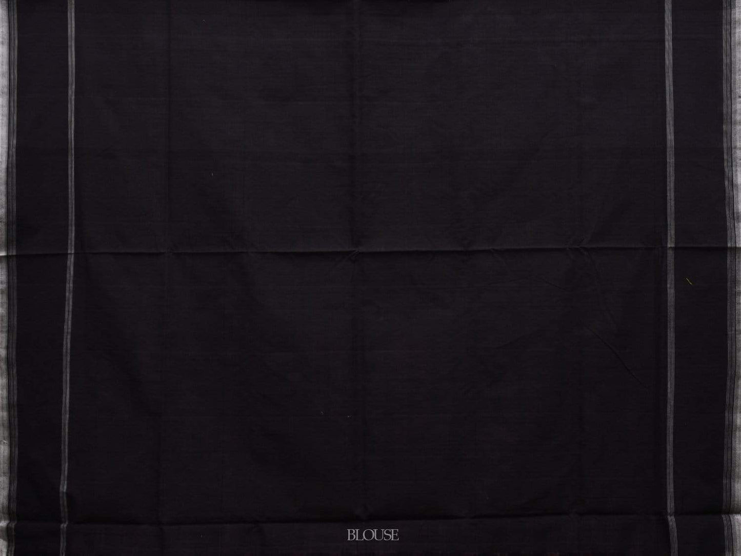 Black Pochampally Ikat Cotton Handloom Saree with Grill Design i0610